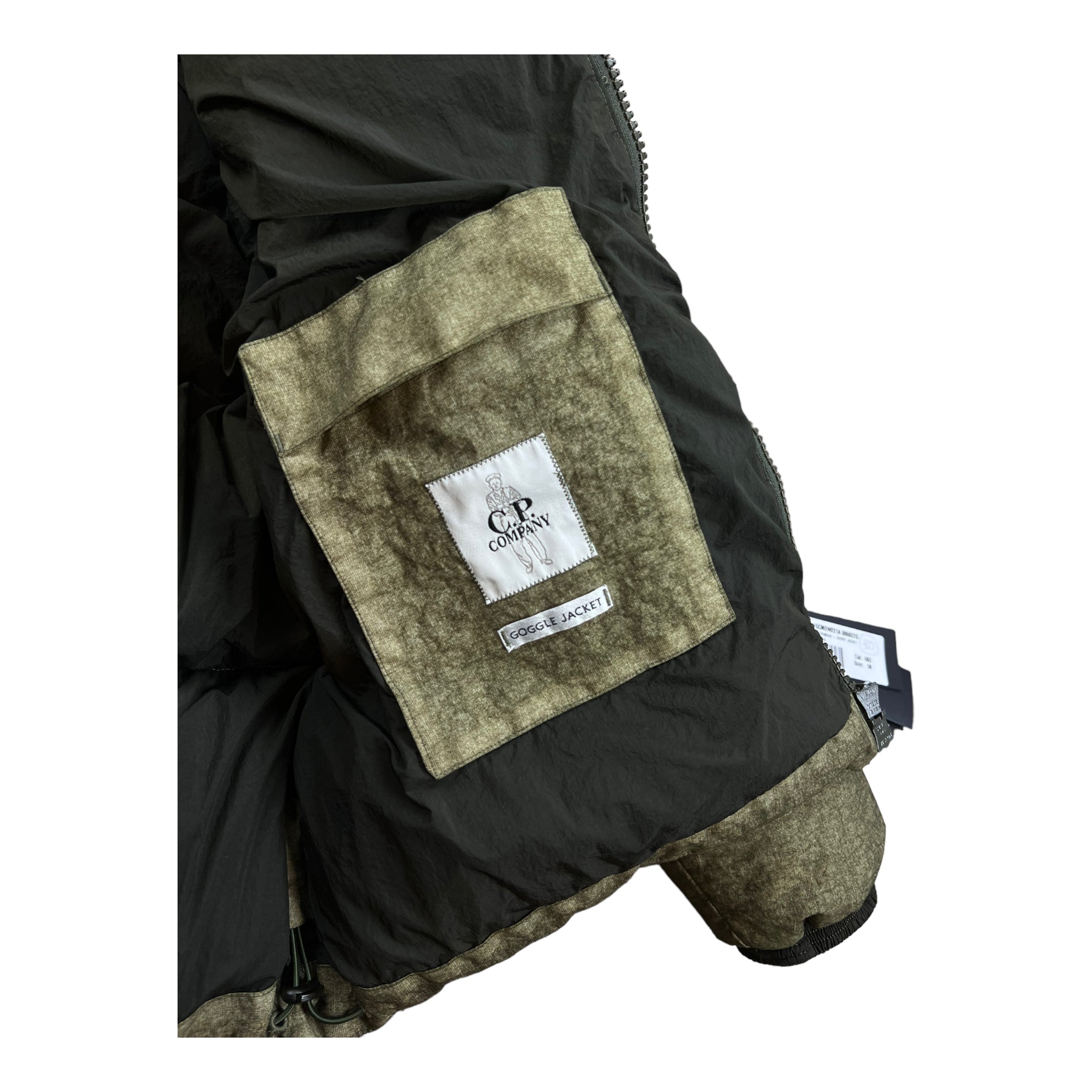 DOUDOUNE C.P COMPANY CO-TED GARMENT DYEING DOWN GOGGLE JACKET - NB08