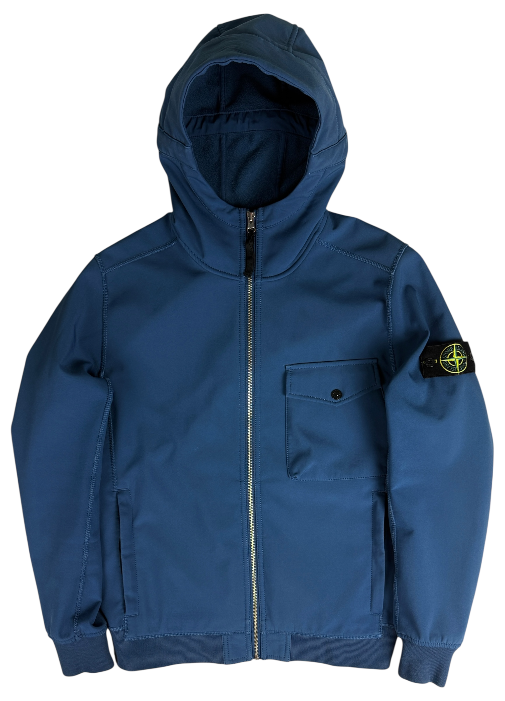VESTE STONE ISLAND SOFT SHELL-R - MARINE - TAILLE M