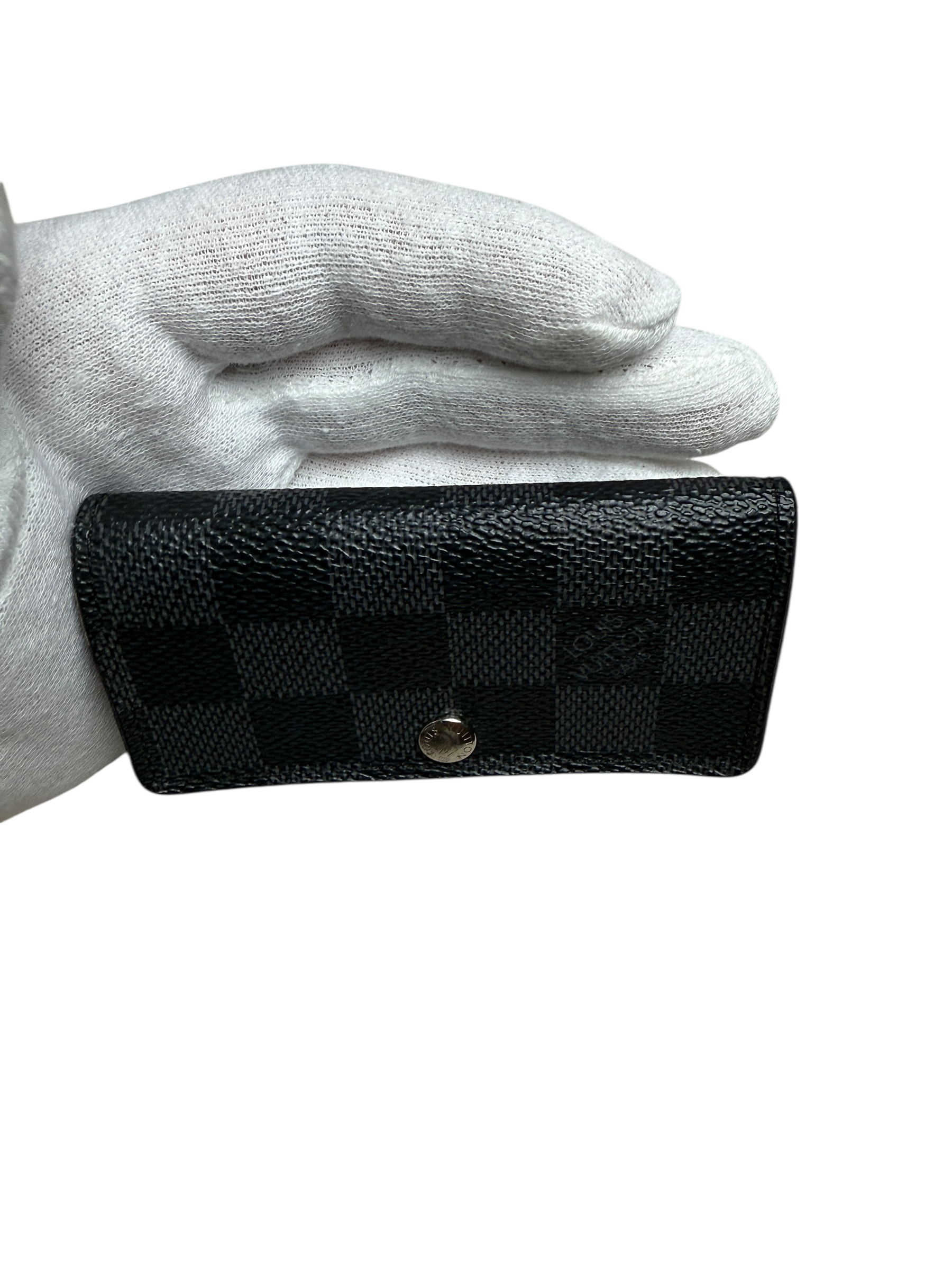 PORTE CLÉ LOUIS VUITTON DAMIER GRAPHITE