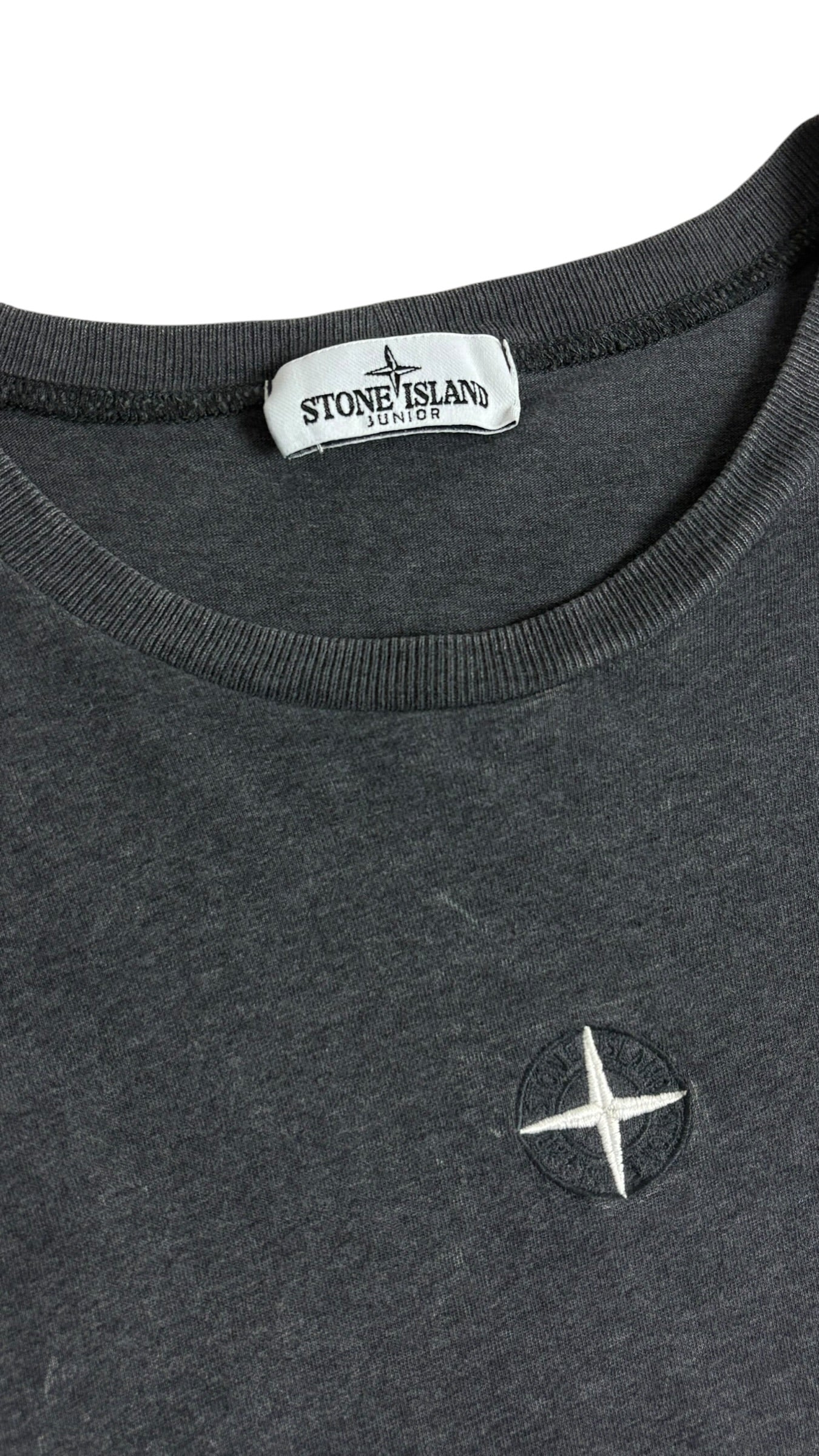 TEE-SHIRT STONE ISLAND - GRIS - TAILLE 14 ANS