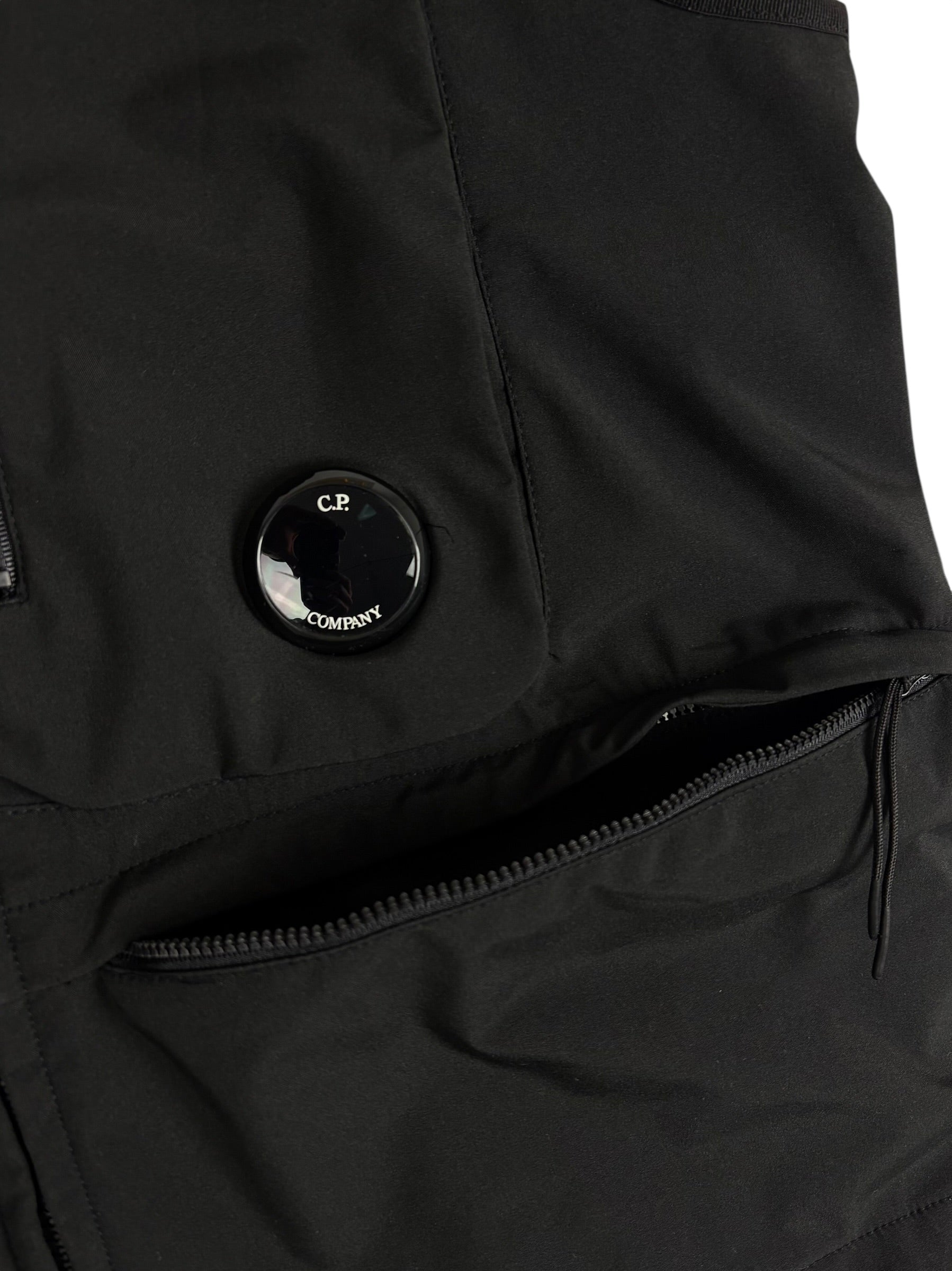 GILET C.P COMPANY SHELL-R - NOIR - TAILLE 46