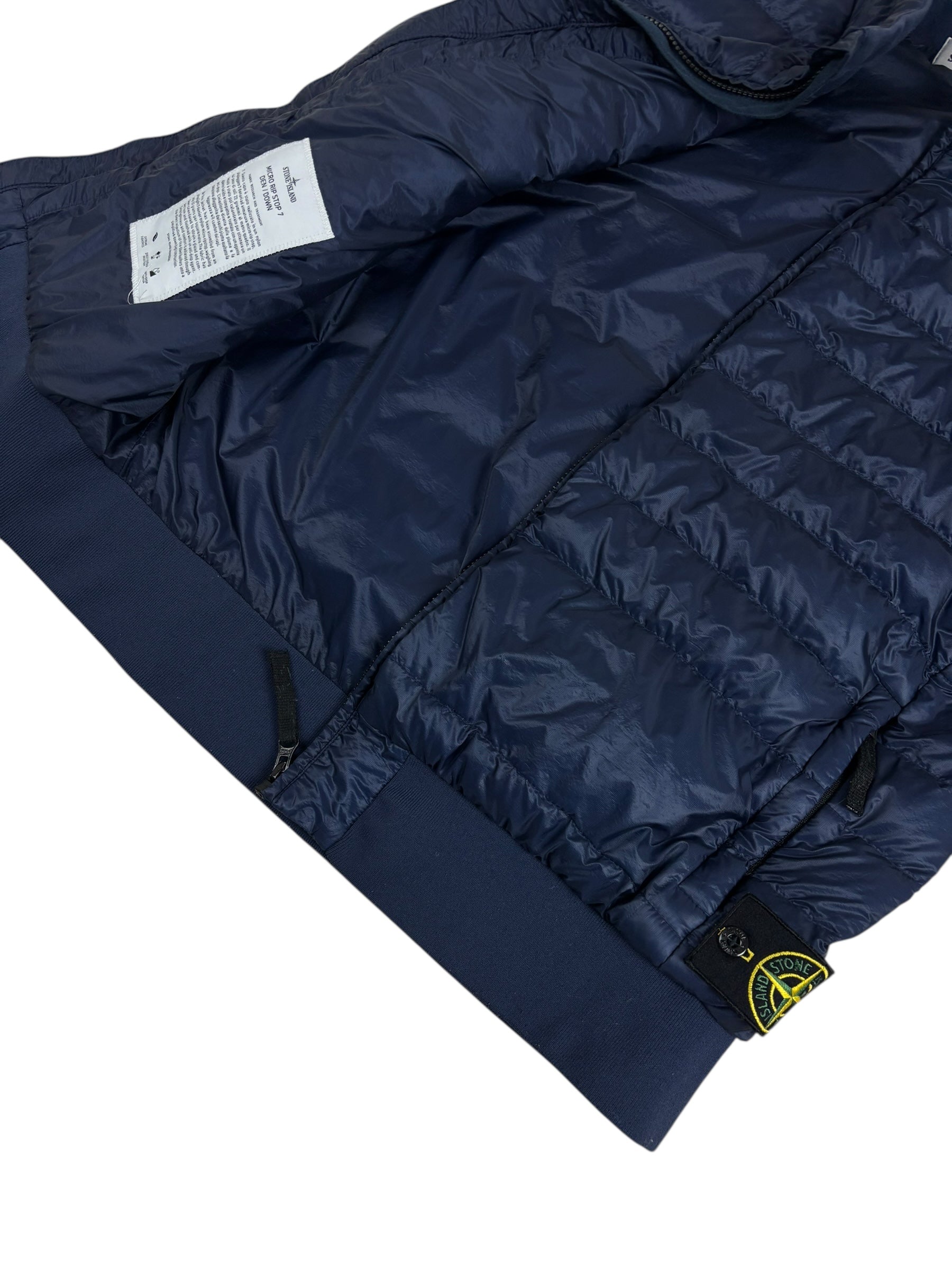 GILET STONE ISLAND MICRO RIP STOP 7 DEN / DOWN - MARINE - TAILLE XL