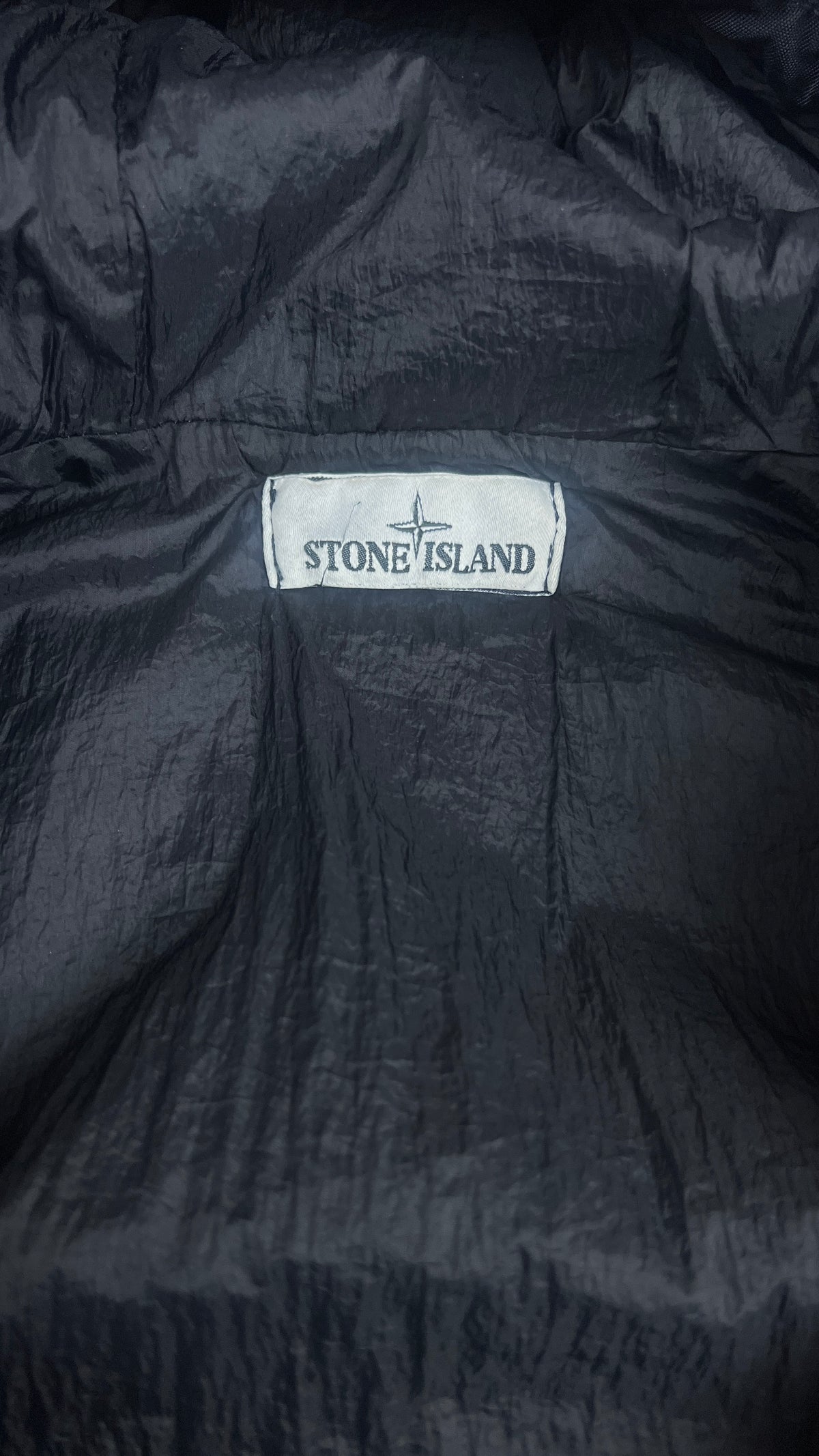 Veste à Capuche Stone Island Garment Dyed Crinkle Reps NY, Marine, Taille S — photographie complémentaire 4