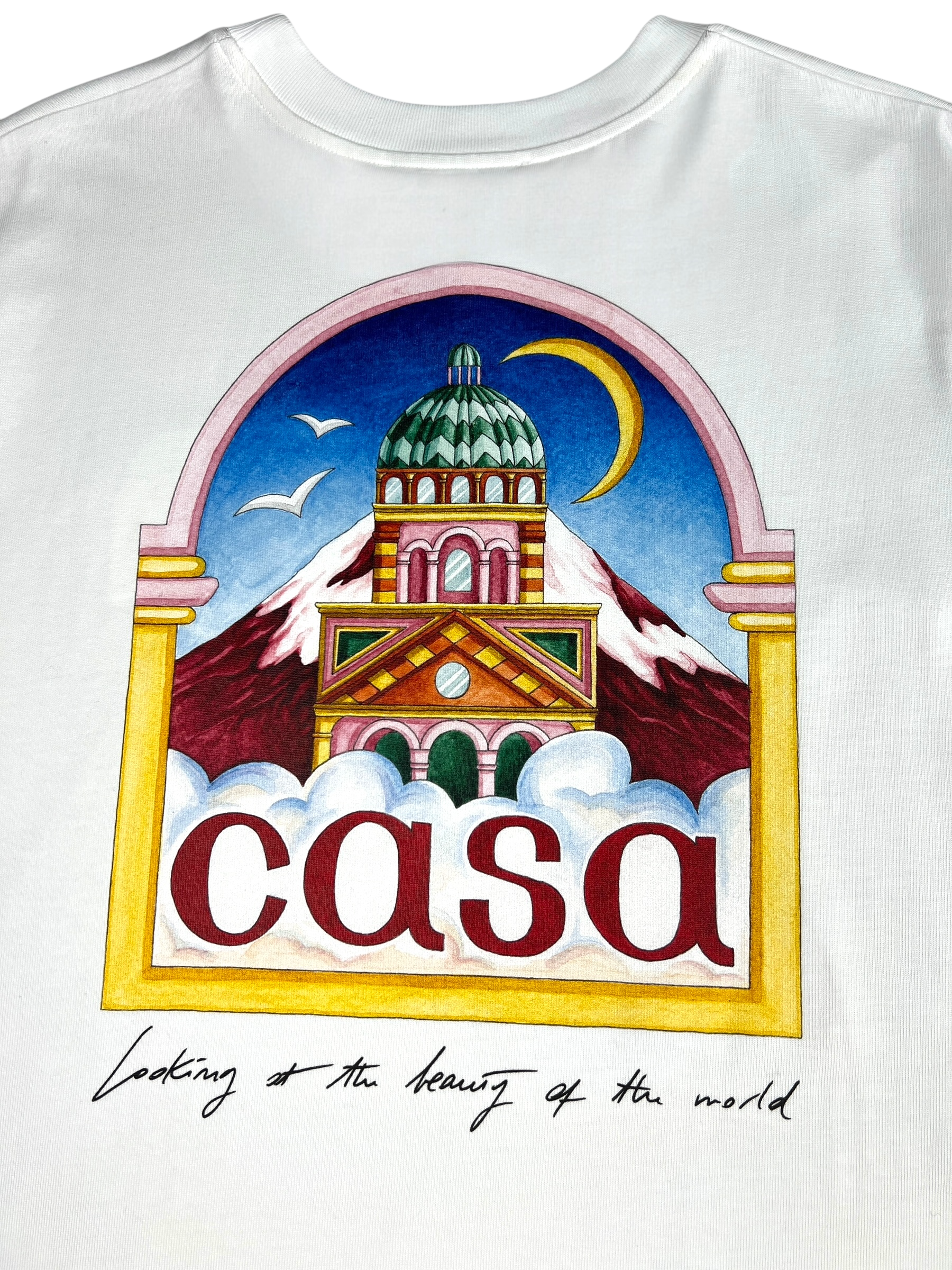 TEE-SHIRT CASABLANCA BLANC - TAILLE - NEUF