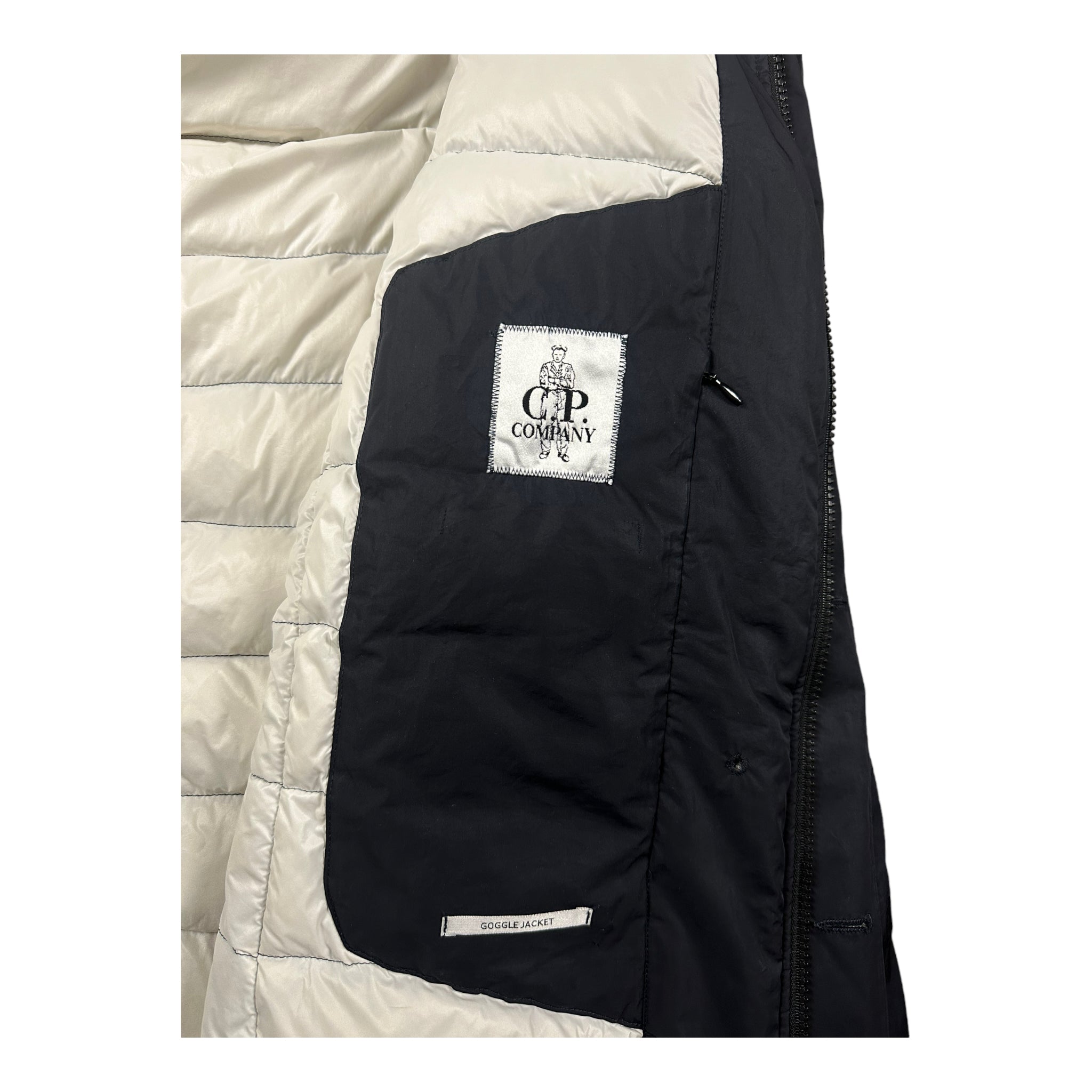 VESTE À CAPUCHE C.P COMPANY DOWN JACKET GOGGLE JACKET - NB08