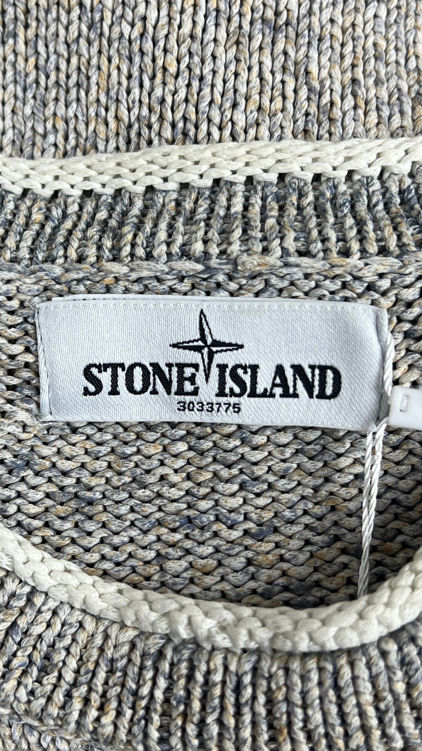 Pull Stone Island - Gris Chiné - Taille L