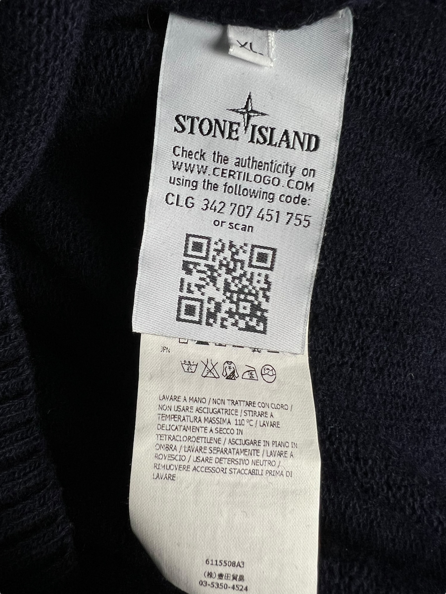 PULL ZIPPÉ STONE ISLAND - NB08