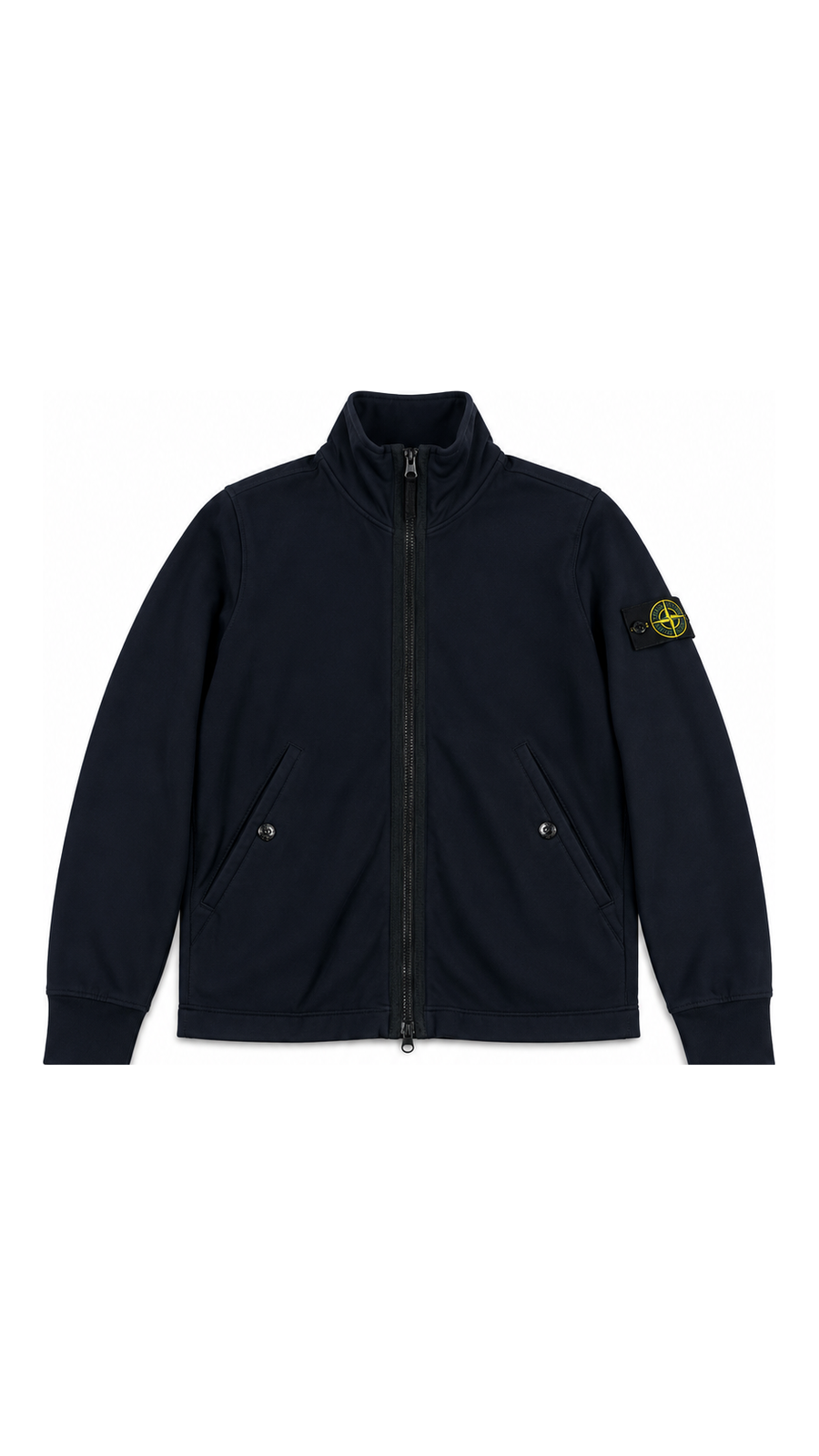 Sweat-shirt Zippé Stone Island Junior, Marine, Taille 14 ans — photographie principale