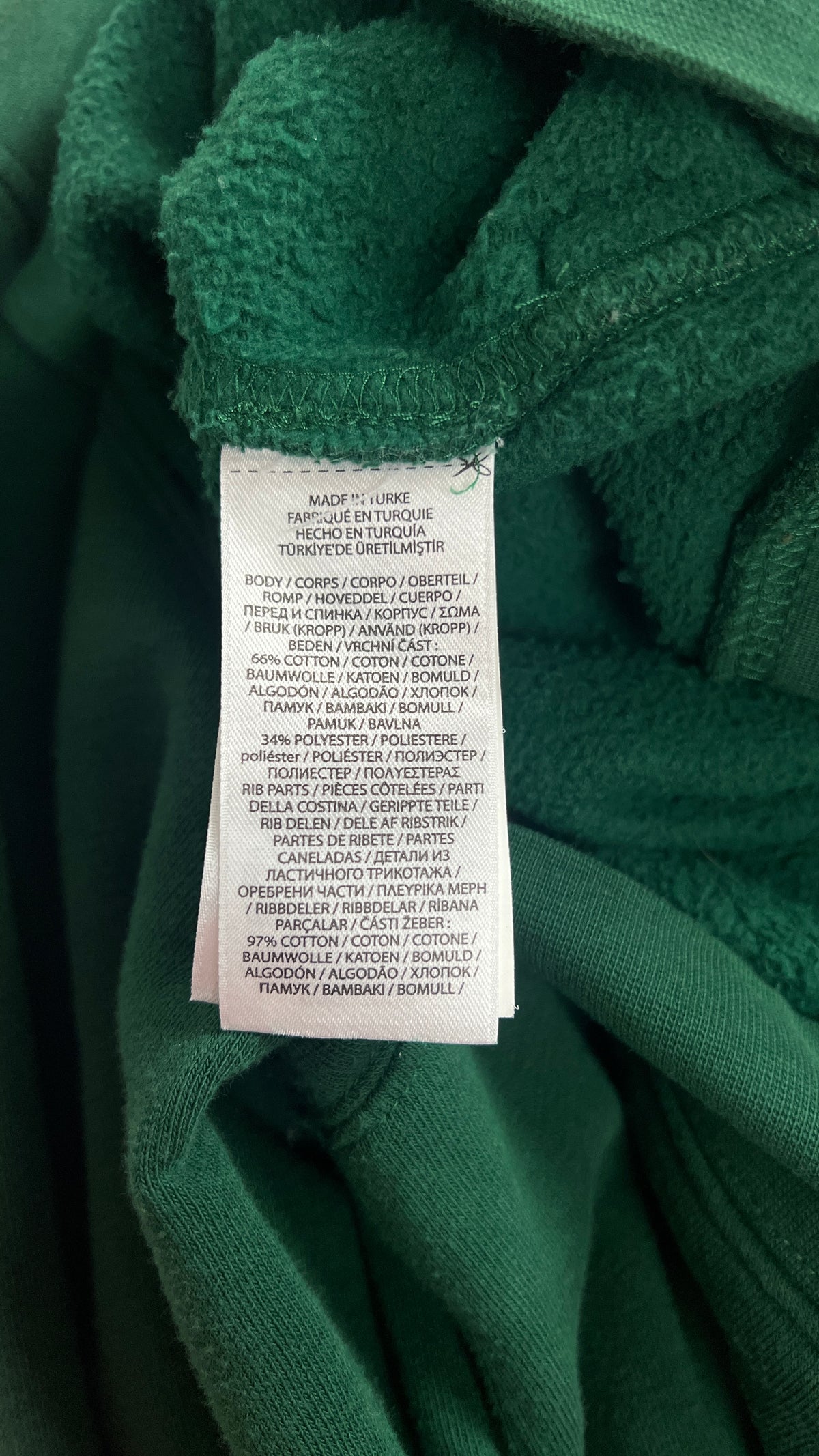 Sweat-shirt Hoodie Ralph Lauren Polo Bear Junior, Vert, Taille S — photographie complémentaire 6