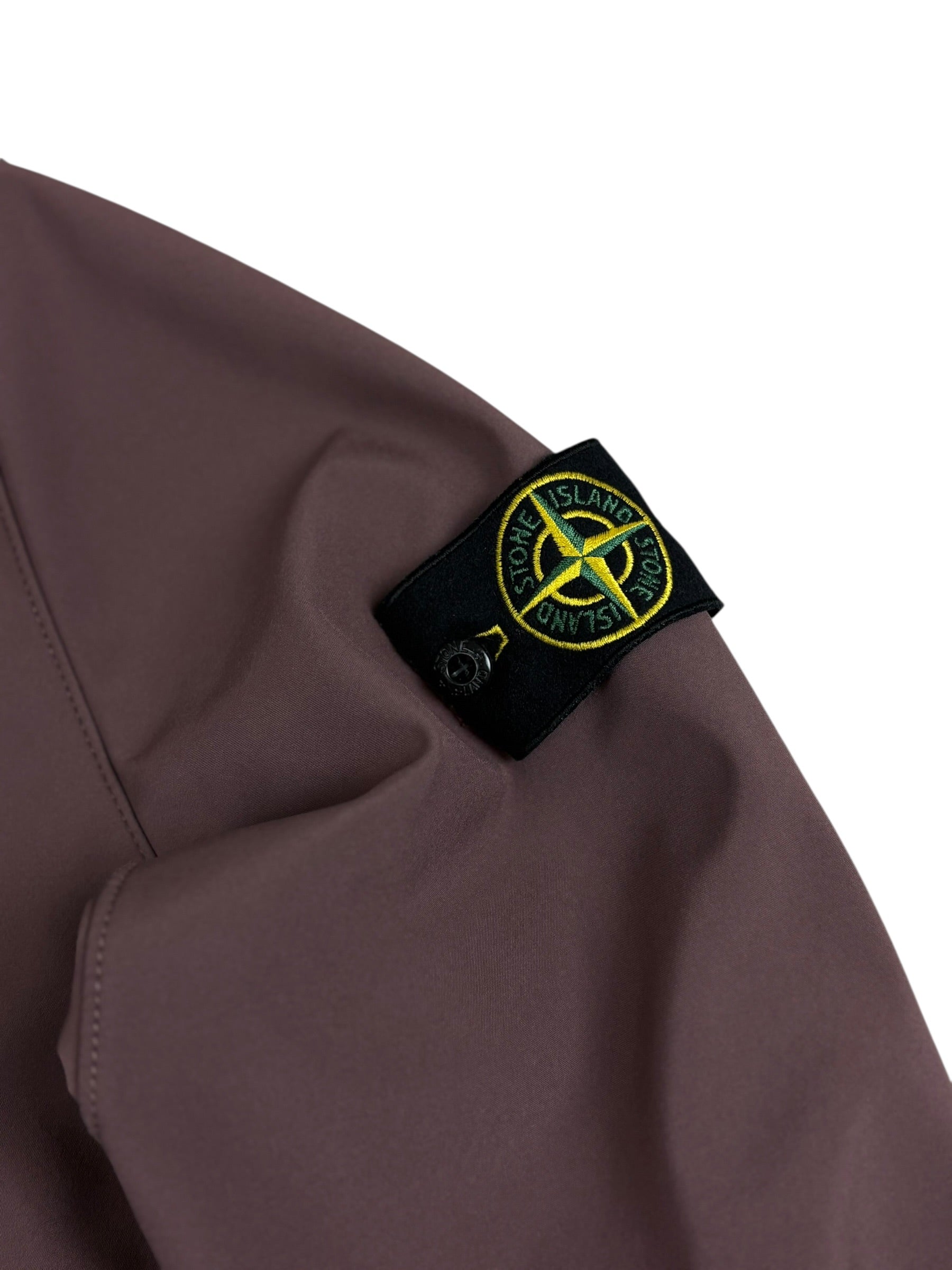 VESTE STONE ISLAND LIGHT SOFT SHELL-R - BORDEAUX - TAILLE S