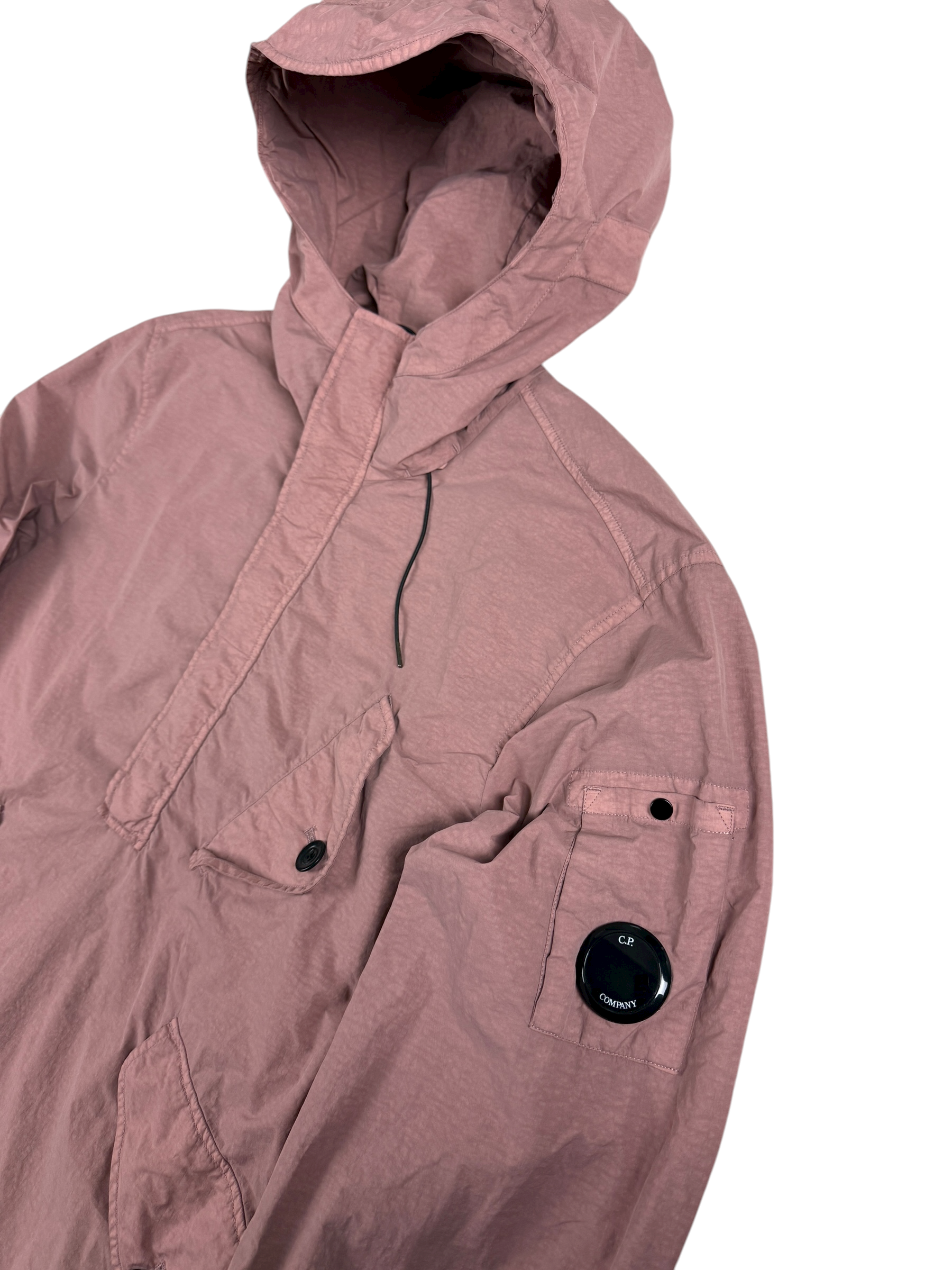 COUPE-VENT C.P COMPANY FLATT NYLON GARMENT DYEING - ROSE - TAILLE M