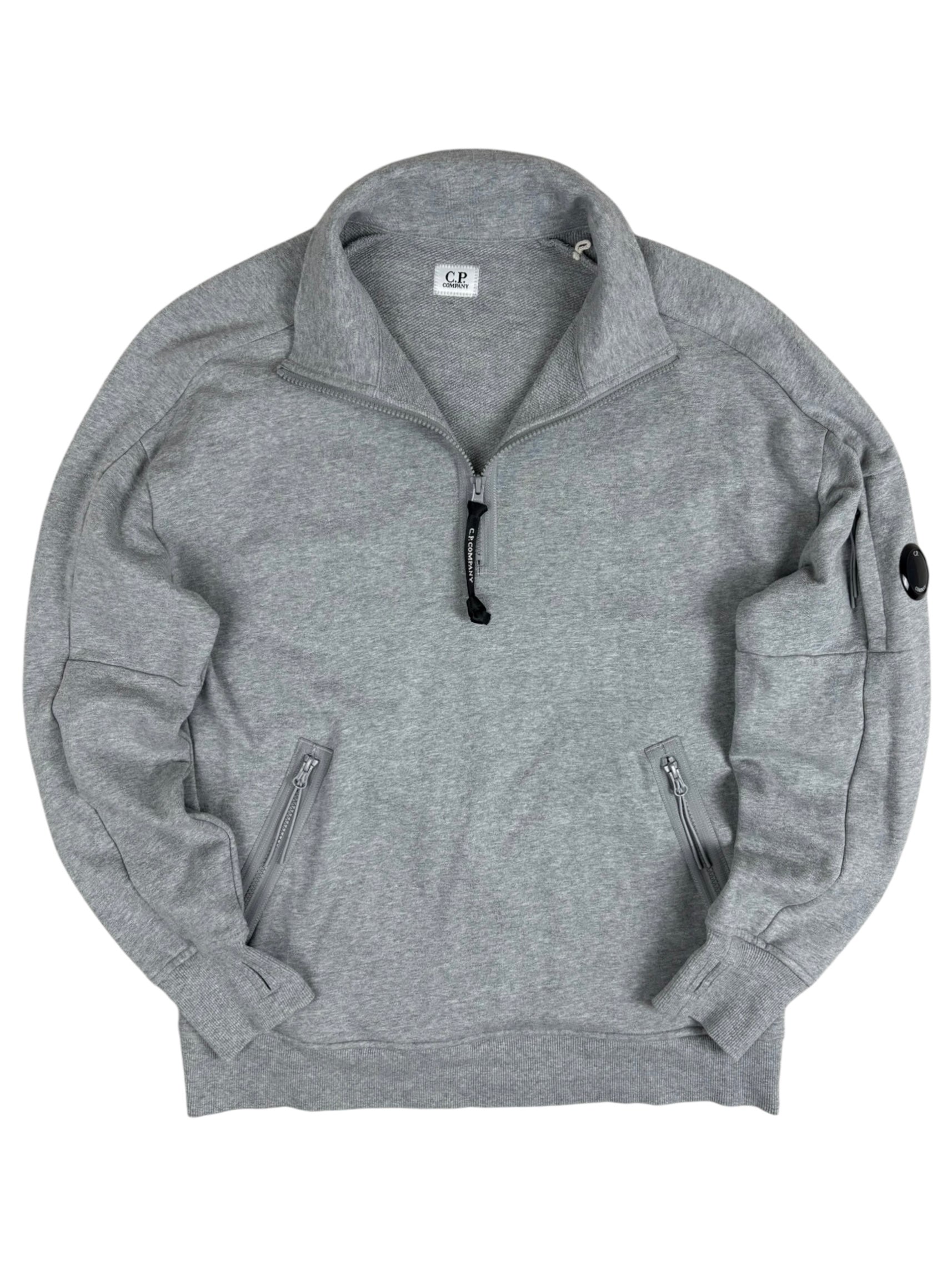 PULL ZIPPÉ C.P COMPANY - GRIS - TAILLE L
