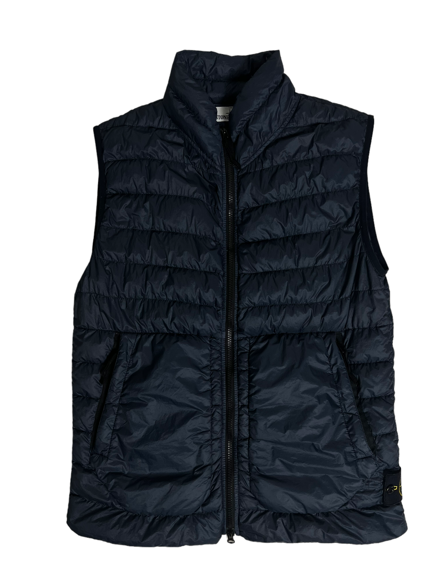 GILET STONE ISLAND GARMENT DYED MICRO YARN DOWN