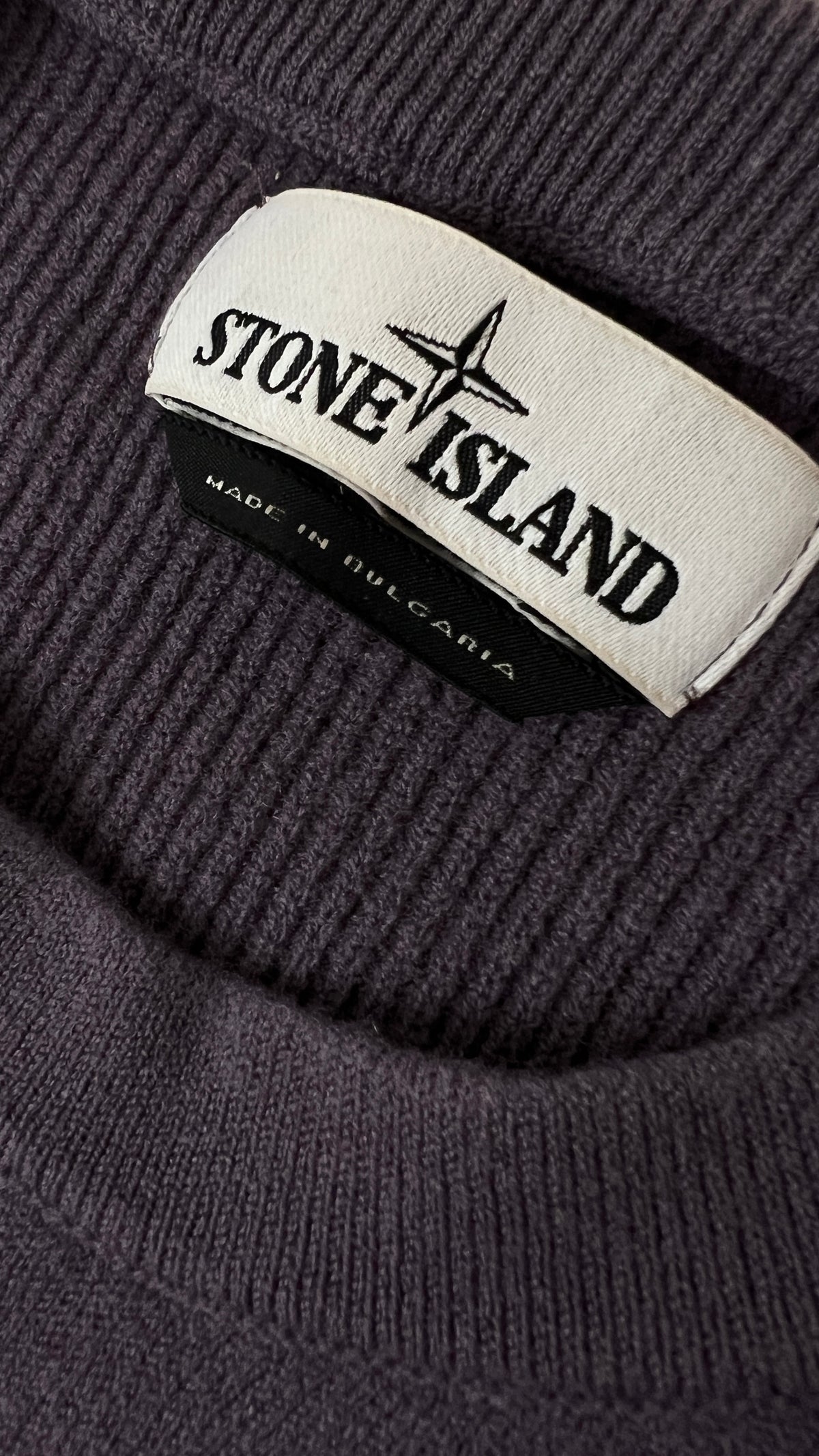 Pull Crewneck Stone Island en Laine, Violet, Taille L — photographie complémentaire 4