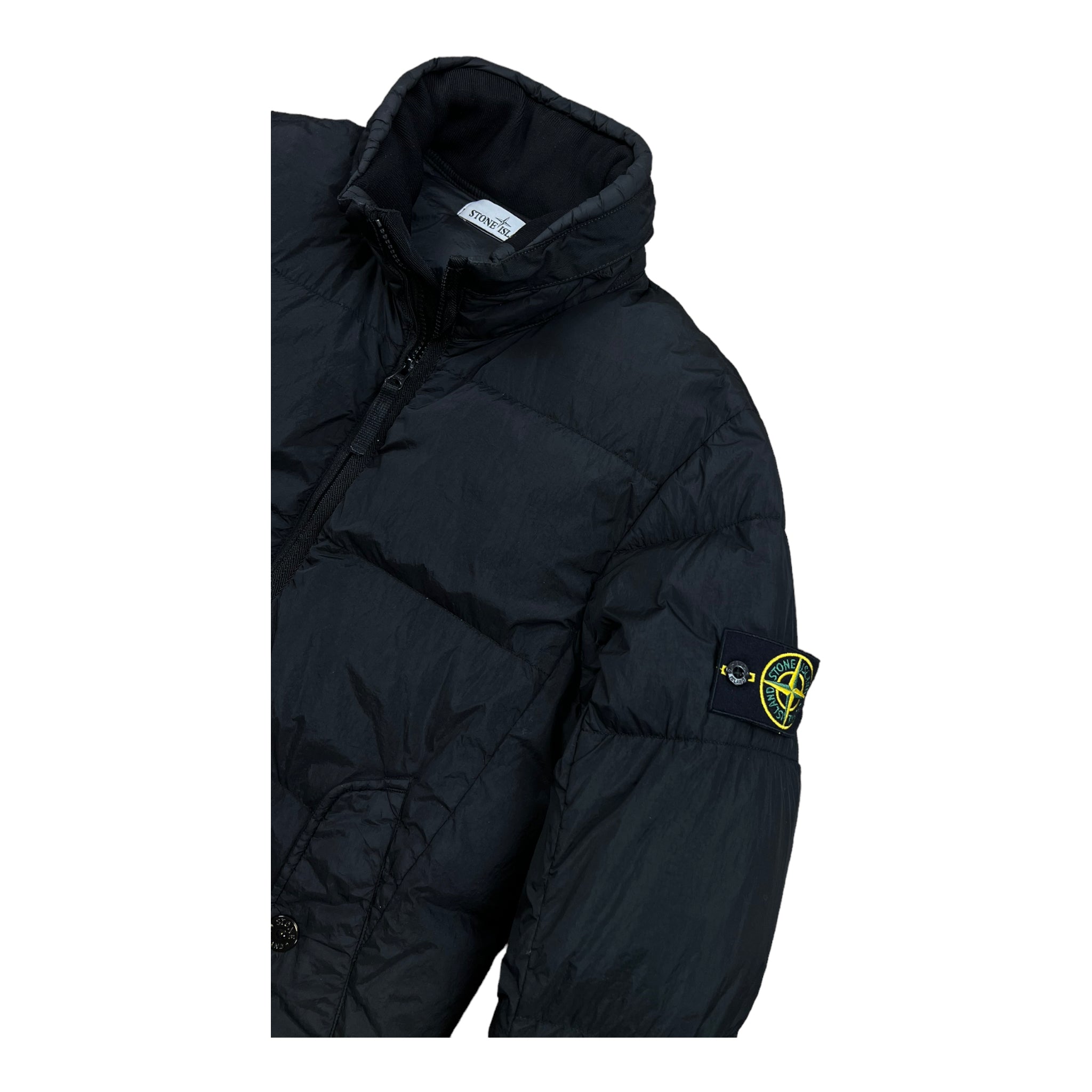 DOUDOUNE STONE ISLAND GARMENT DYED CRINKLE REPS NY DOWN - NB08