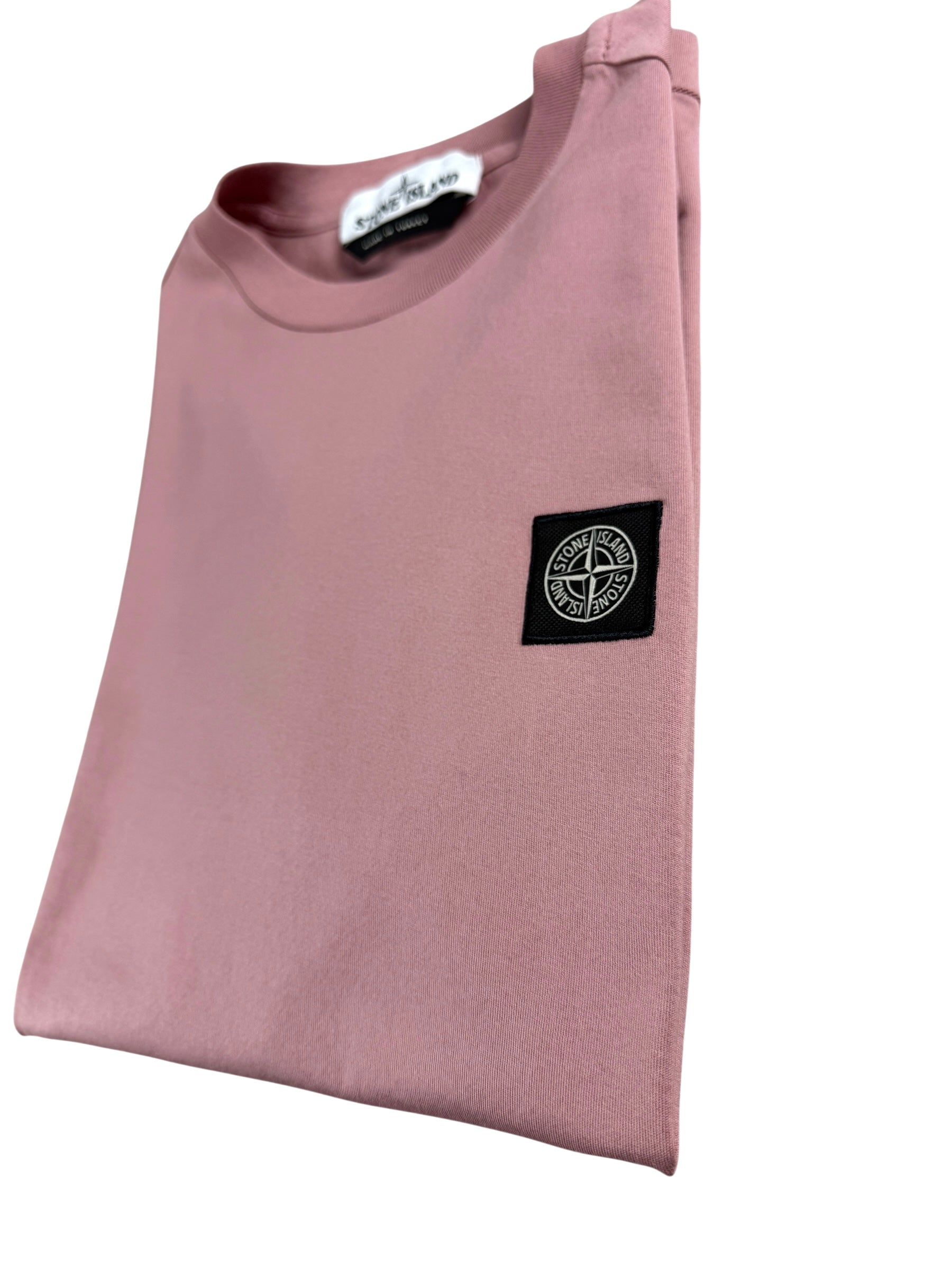 TEE-SHIRT STONE ISLAND - ROSE - TAILLE `S - NEUF