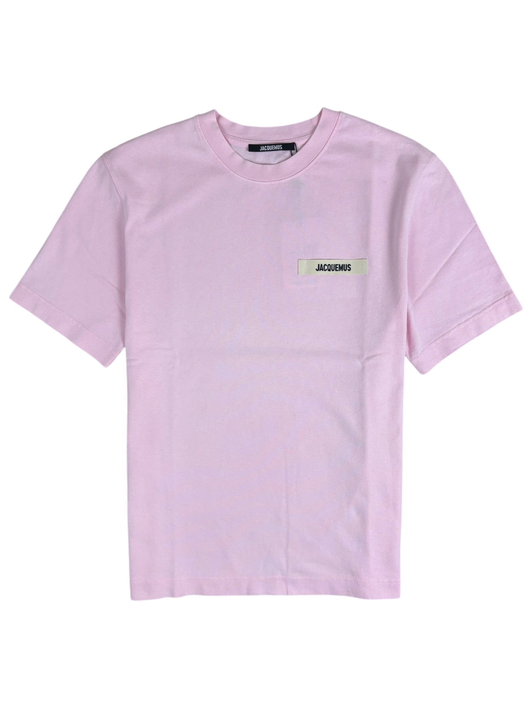 TEE-SHIRT JACQUEMUS GROS GRAIN - ROSE - NEUF - COLLECTION 2026
