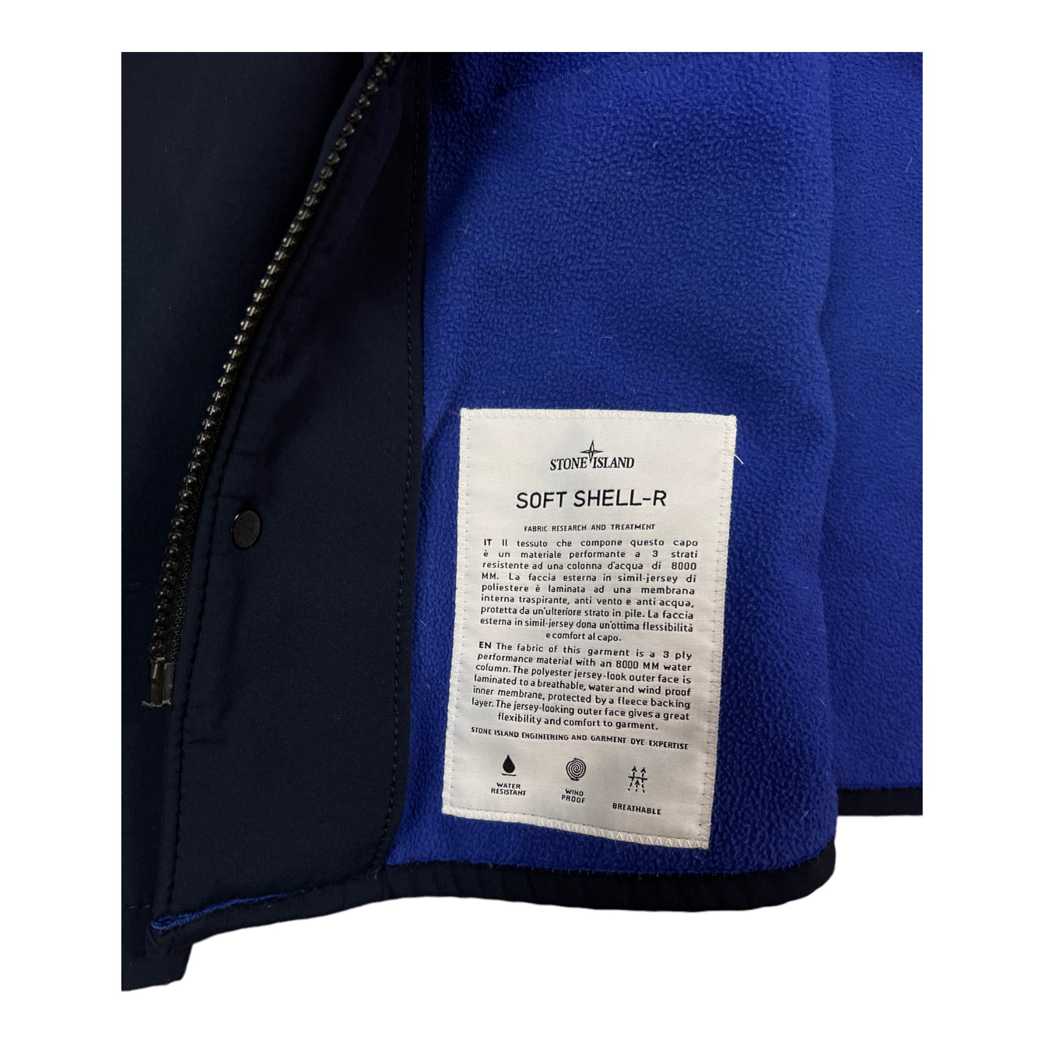 VESTE STONE ISLAND SOFT SHELL-R - NB08