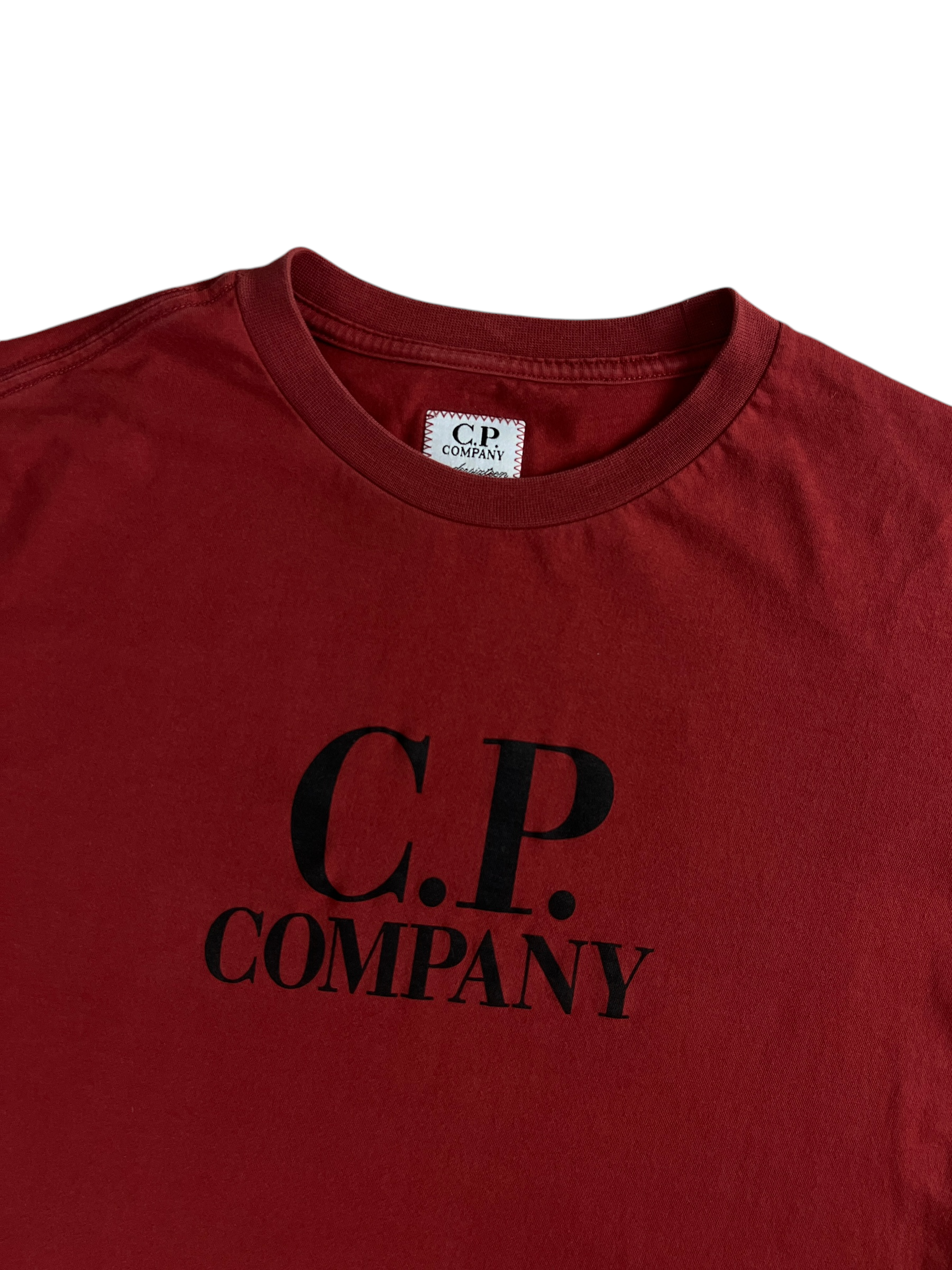 TEE-SHIRT C.P COMPANY ROUGE - TAILLE 12 ANS