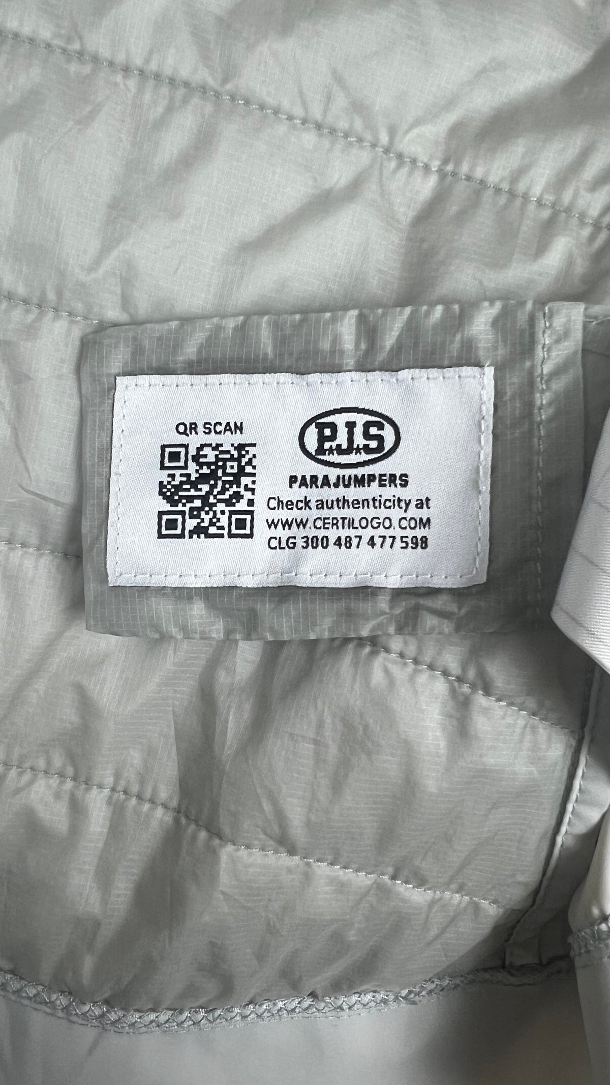 Veste Hybride Parajumpers Warm Up, Gris Clair, Taille M — photographie complémentaire 7