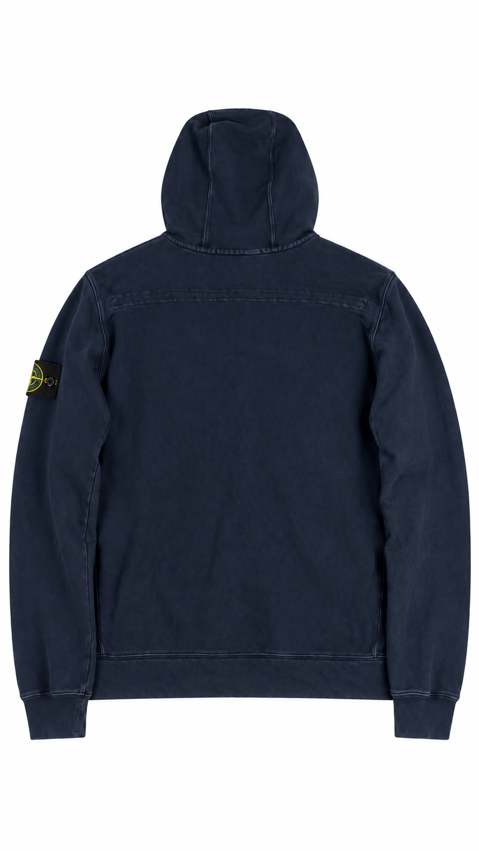Sweat-shirt Hoodie Zippé Stone Island Cotton Fleece, Marine, Taille L — autre vue du produit