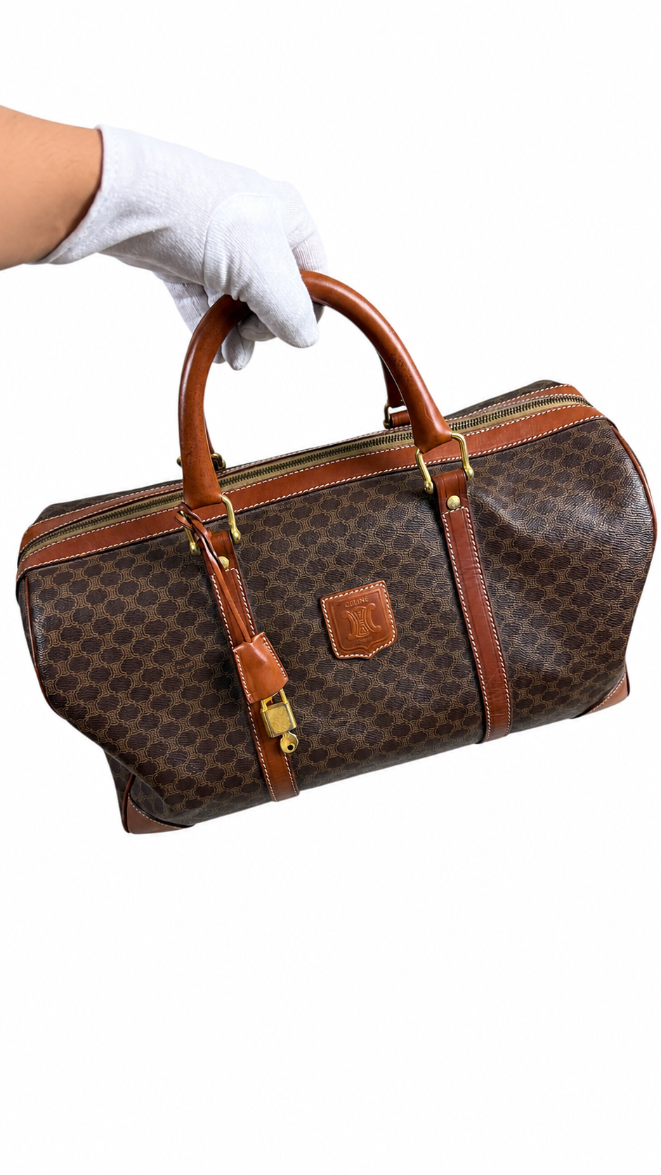 Sac à Main Celine Macadam Canvas - Marron