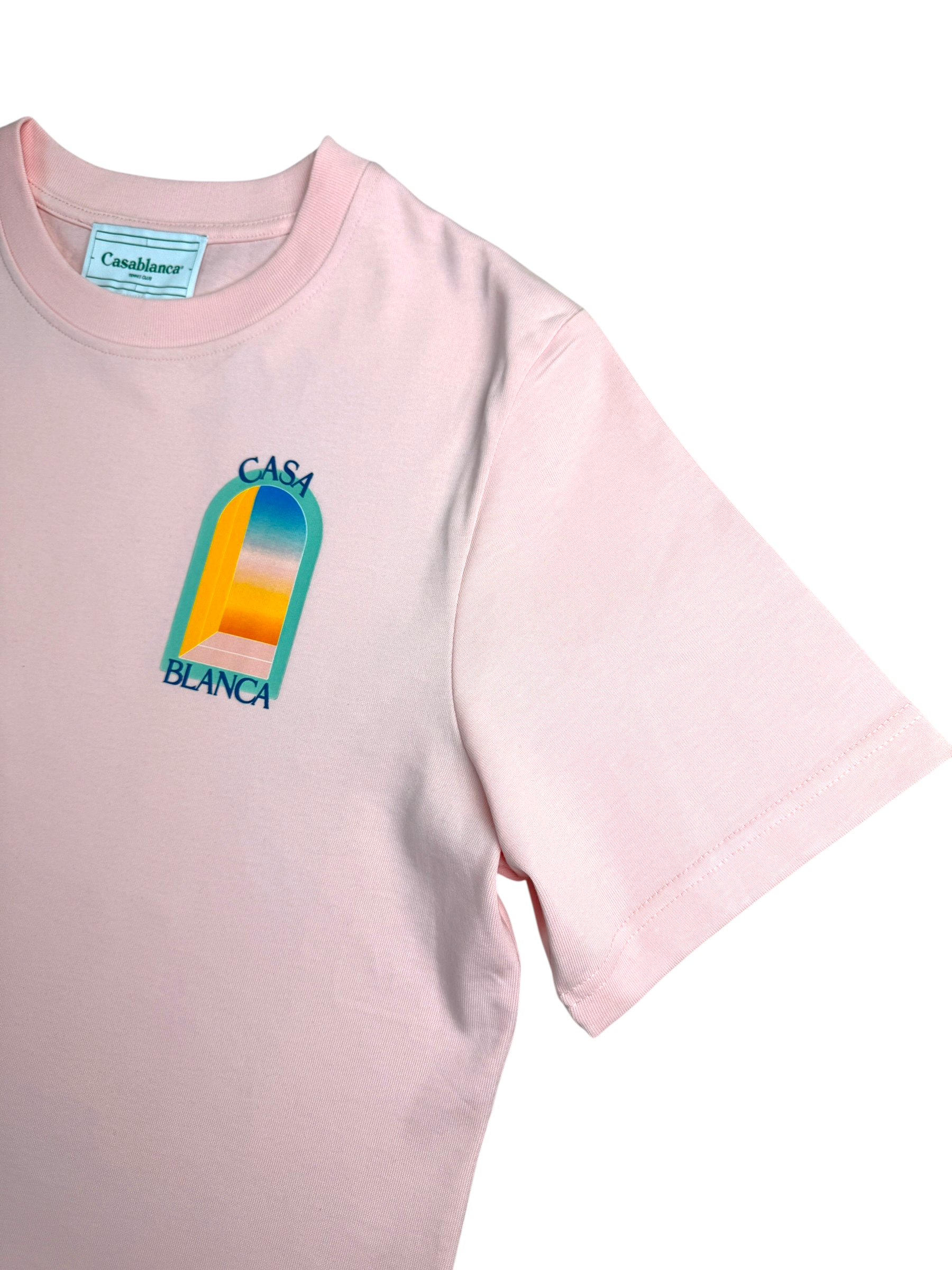 TEE-SHIRT CASABLANCA - ROSE - NEUF