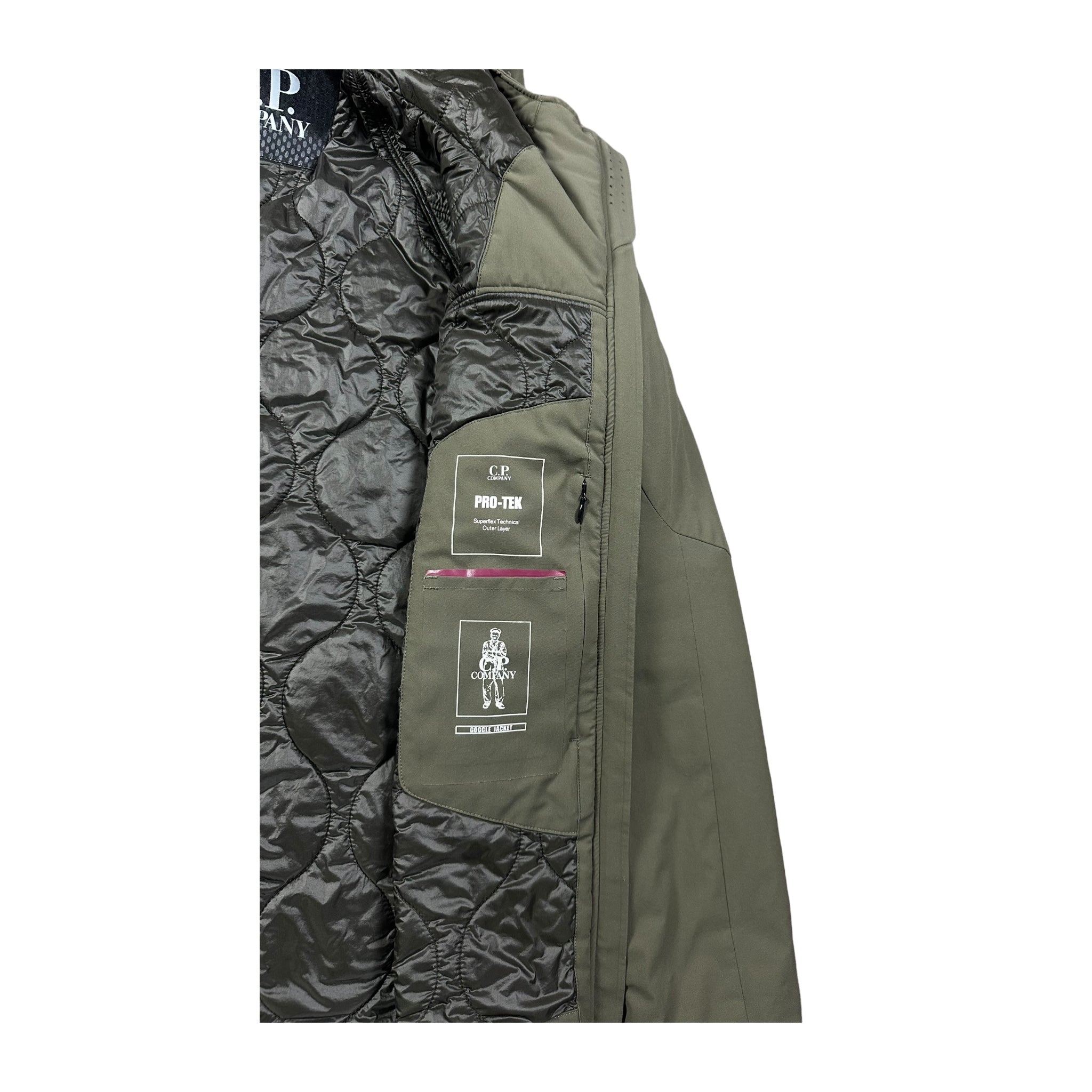 VESTE À CAPUCHE C.P COMPANY GOGGLE JACKET PRO-TEK - NB08