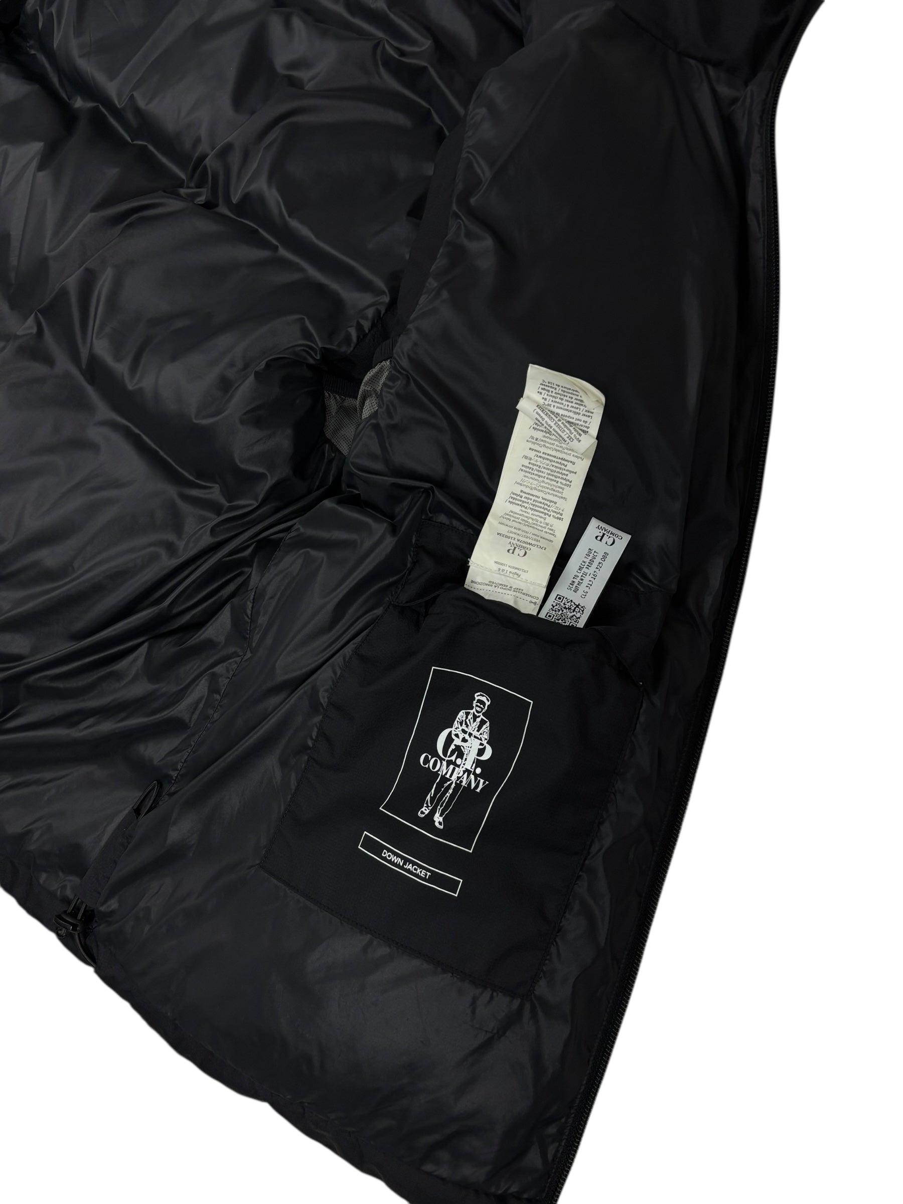 GILET C.P COMPANY PERTEX DOWN JACKET METROPOLIS SERIES - NOIR - TAILLE S