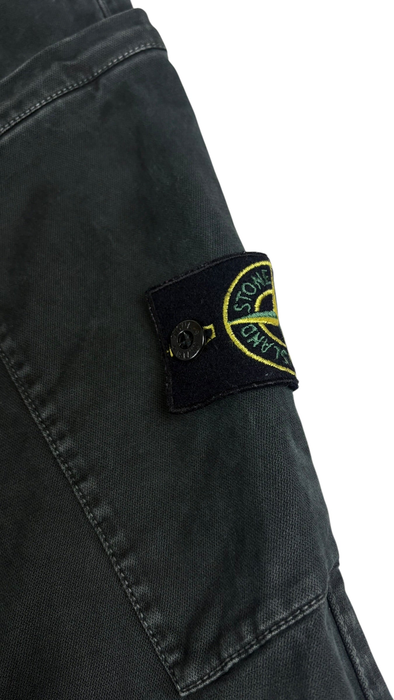 Pantalon Cargo Stone Island - Vert Pétrole - Taille W34
