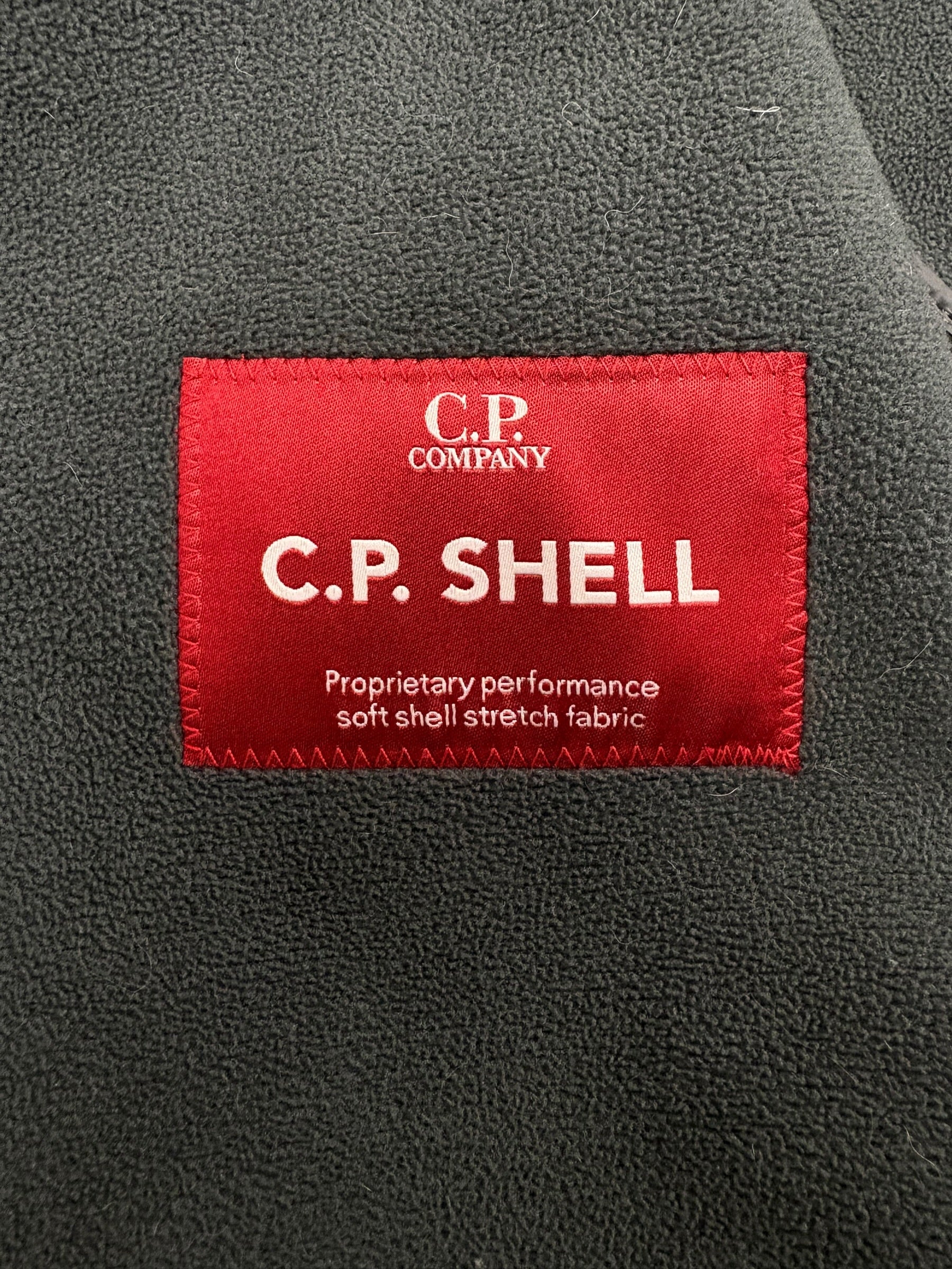 VESTE C.P COMPANY SHELL GOGGLE JACKET - NOIR - TAILLE 48