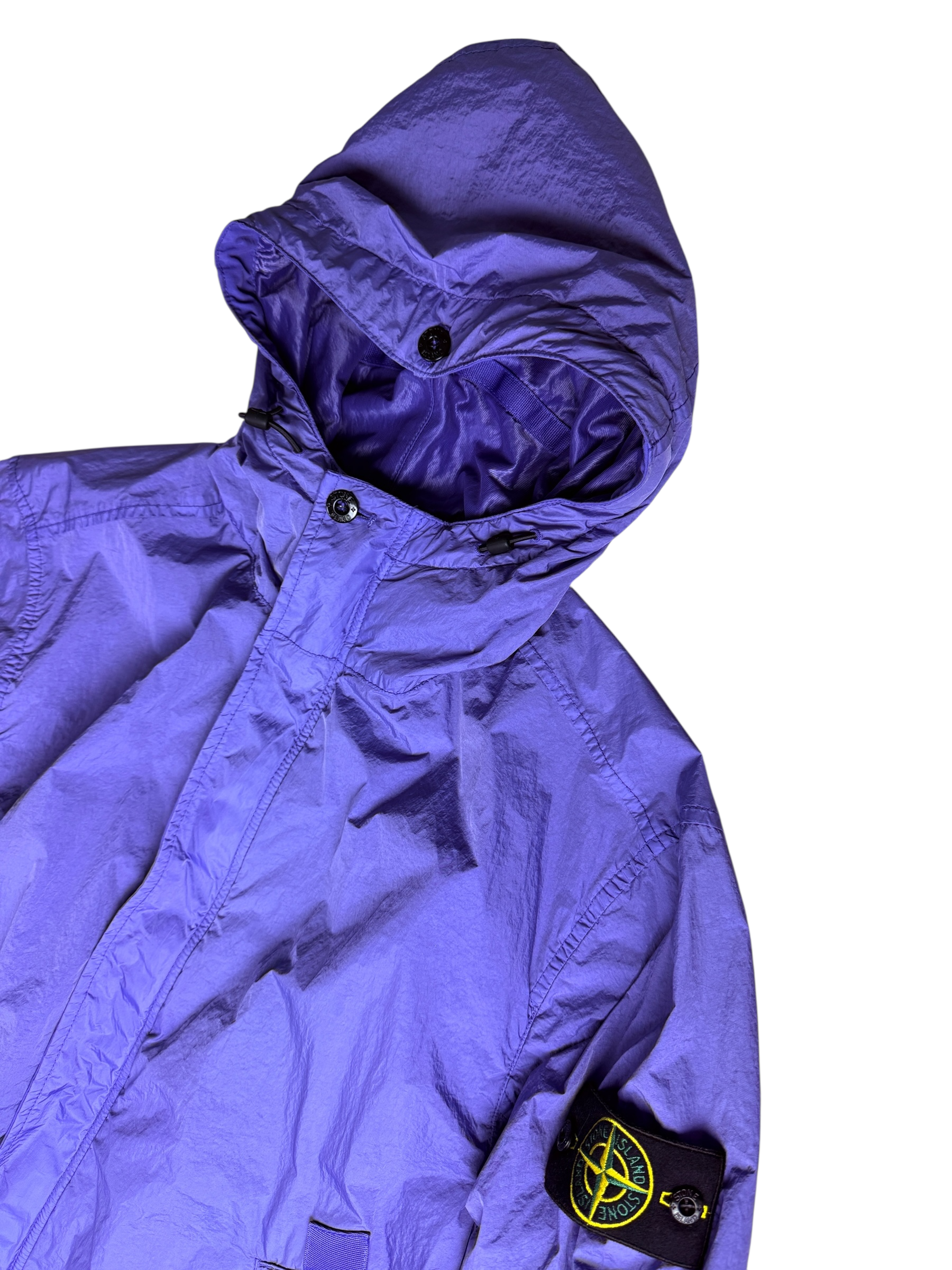 VESTE STONE ISLAND GARMENT DYED CRINKLE REPS NY - MAUVE - TAILLE M