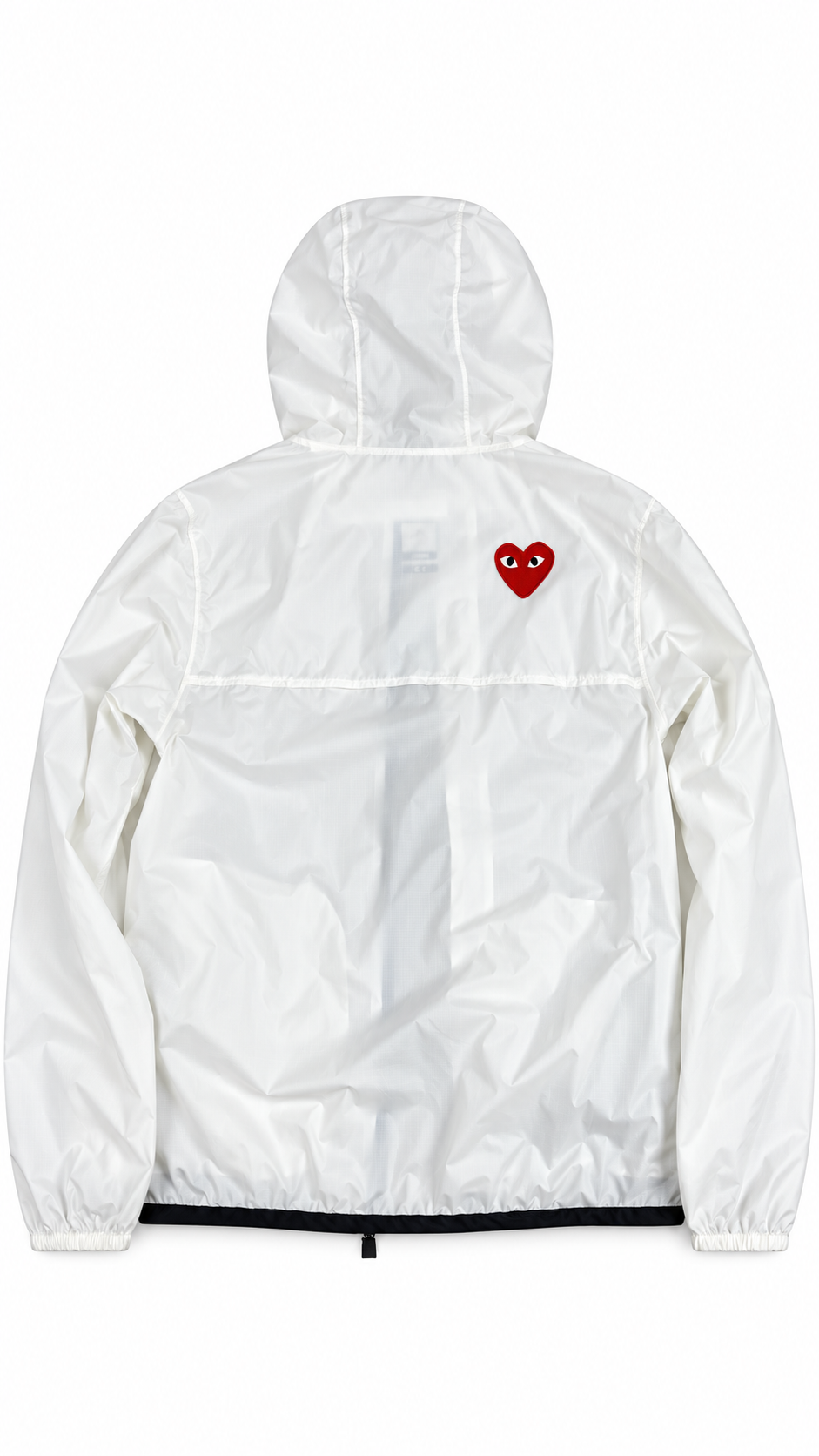 Veste Coupe-vent Comme des Garçons Play x K-Way Claude, Blanc, Taille S — autre vue du produit
