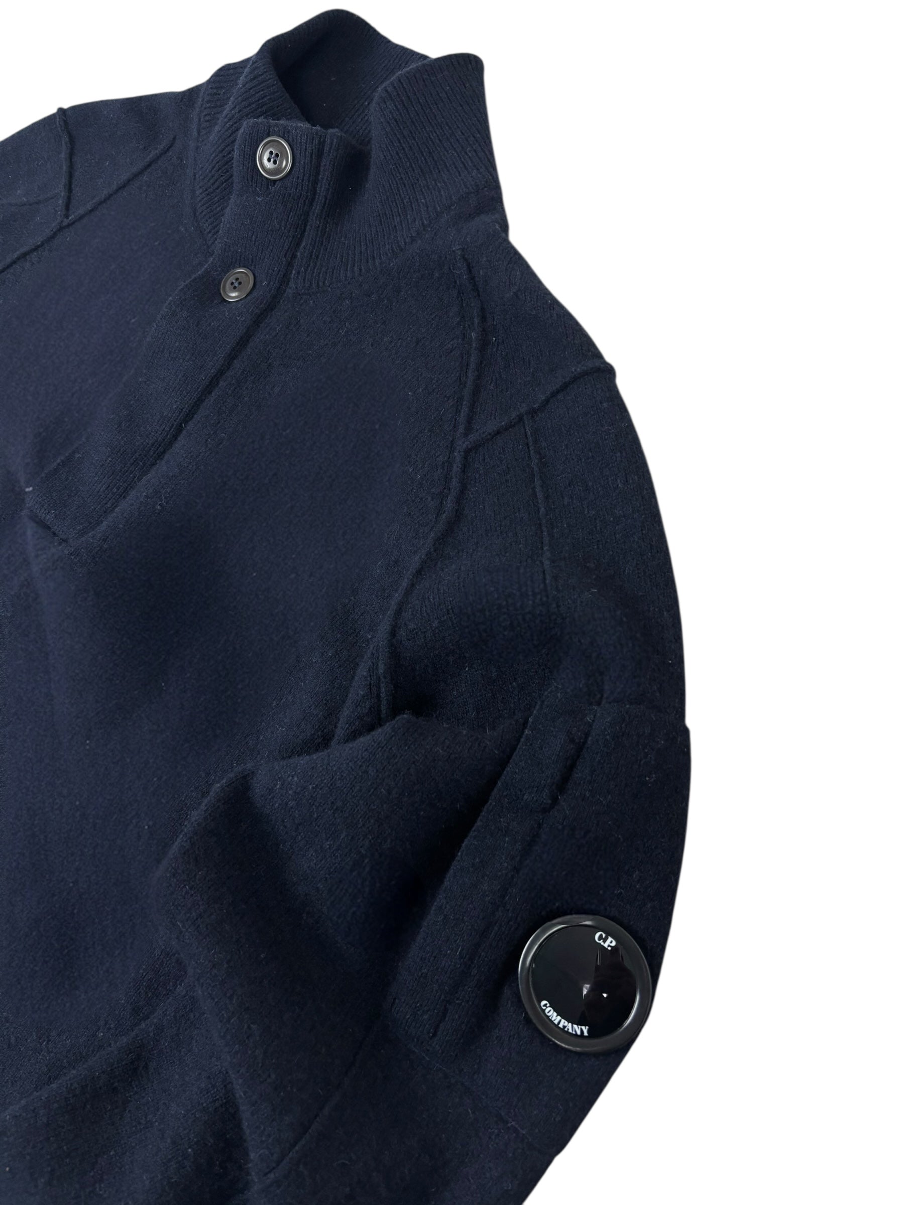 PULL ZIPPÉ C.P COMPANY - MARINE - TAILLE 54