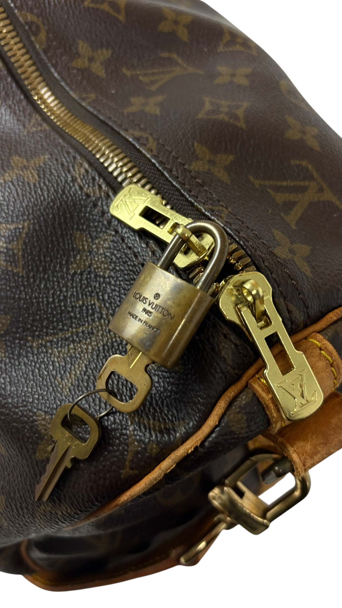 Sac Louis Vuitton Keepall 55 Toile Monogram - Marron - VI0930