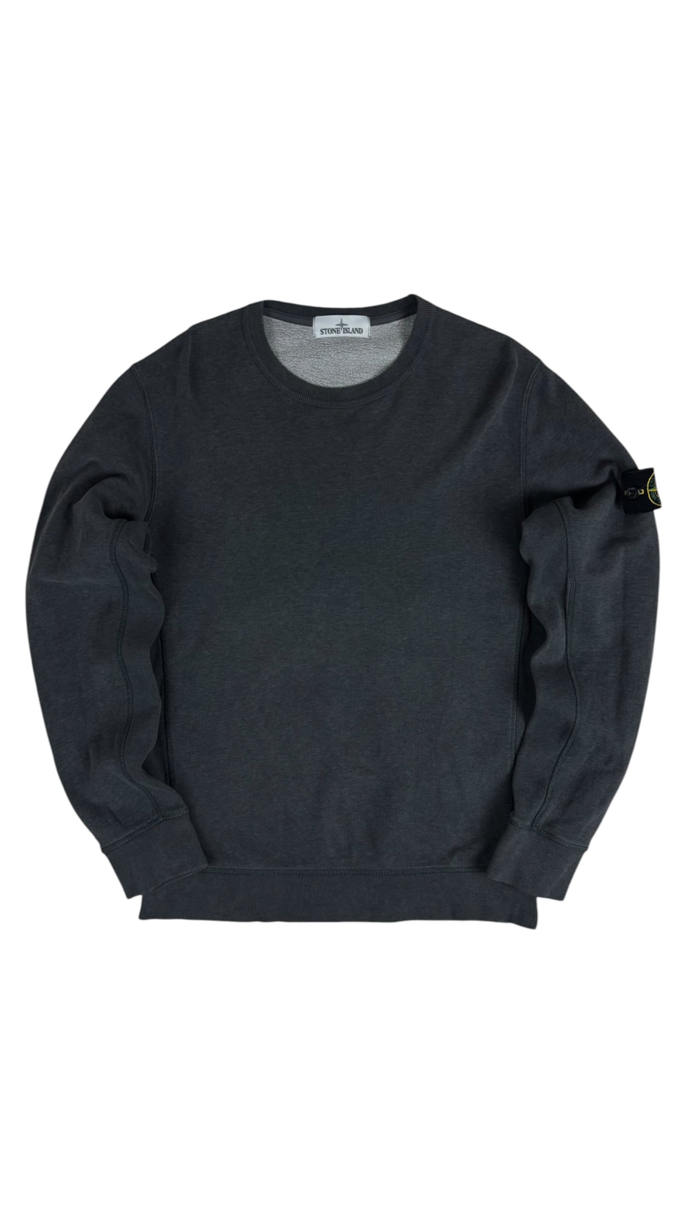 Pull crewneck Stone Island gris taille M - vue 1/4