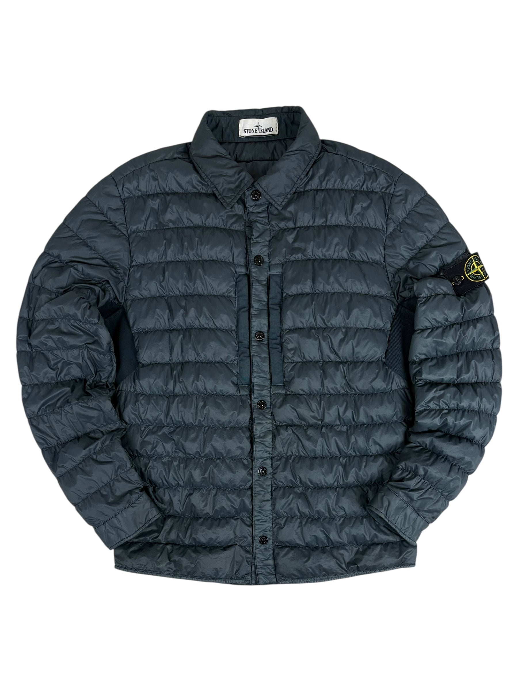 DOUDOUNE STONE ISLAND GARMENT DYED - MARINE - TAILLE L