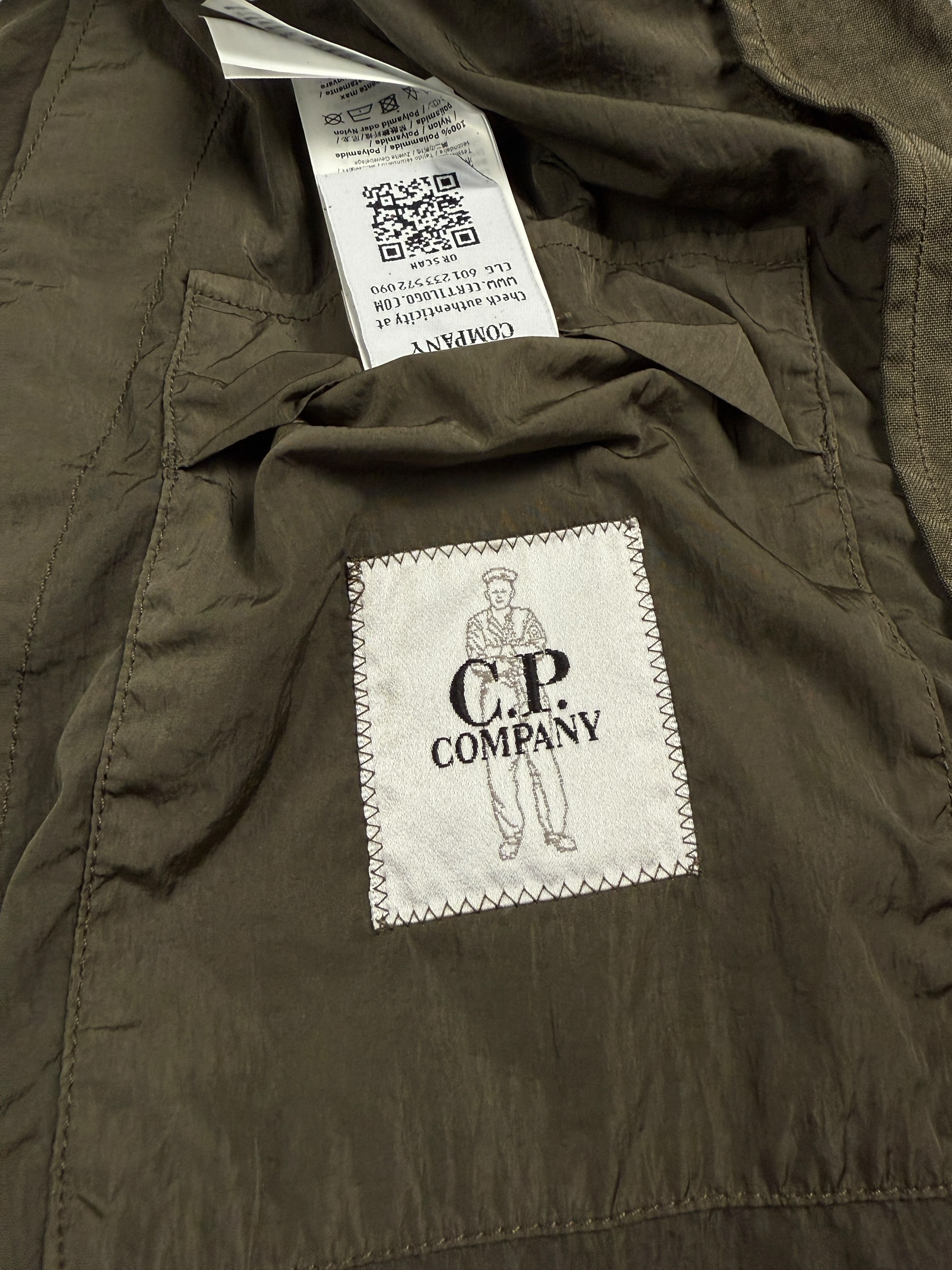 VESTE C.P COMPANY QUARTZ GARMENT DYEING - KAKI - TAILLE XXL