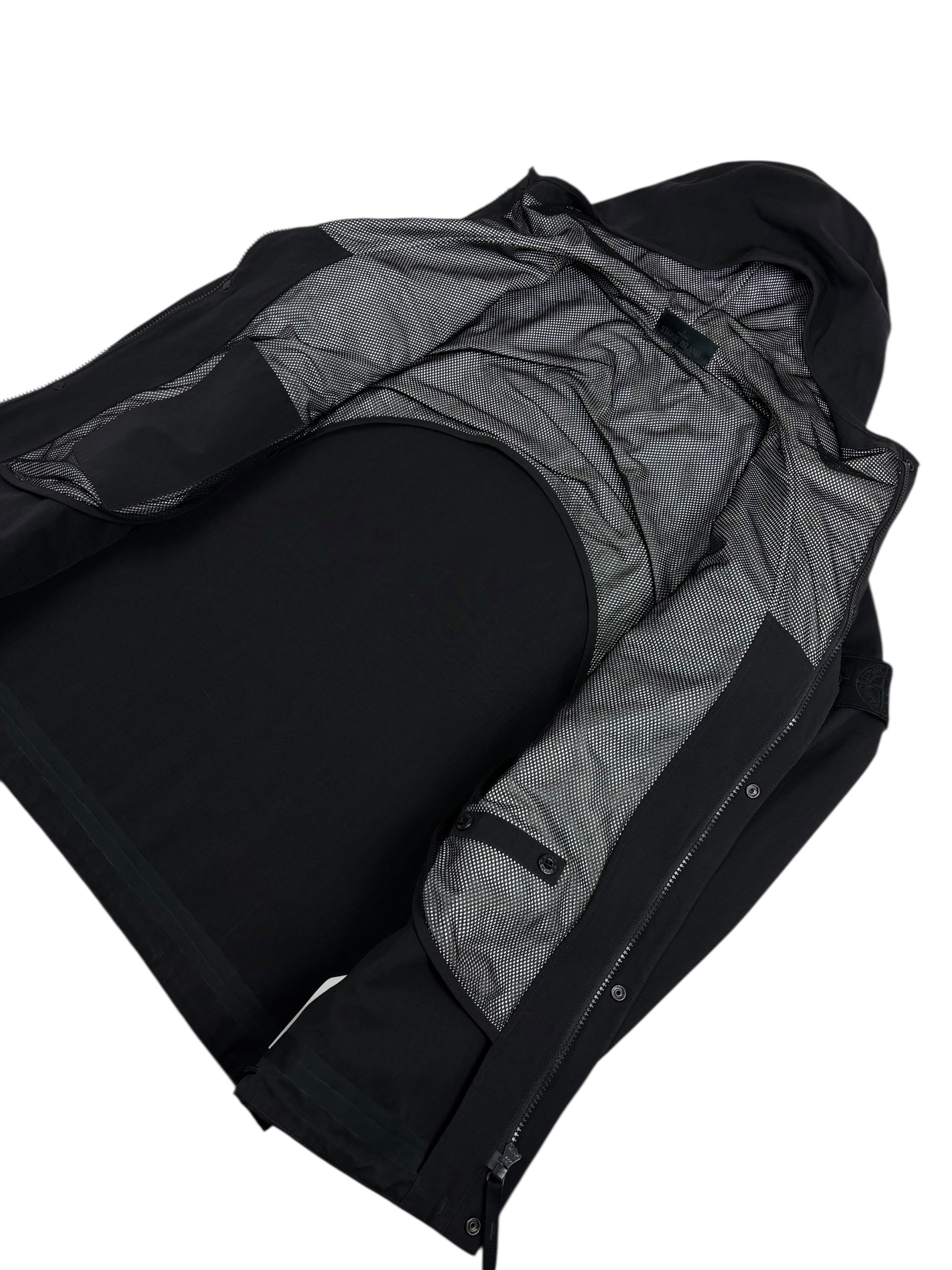 VESTE STONE ISLAND GHOST Water Repellent Wool Jacket - NOIR - TAILLE L