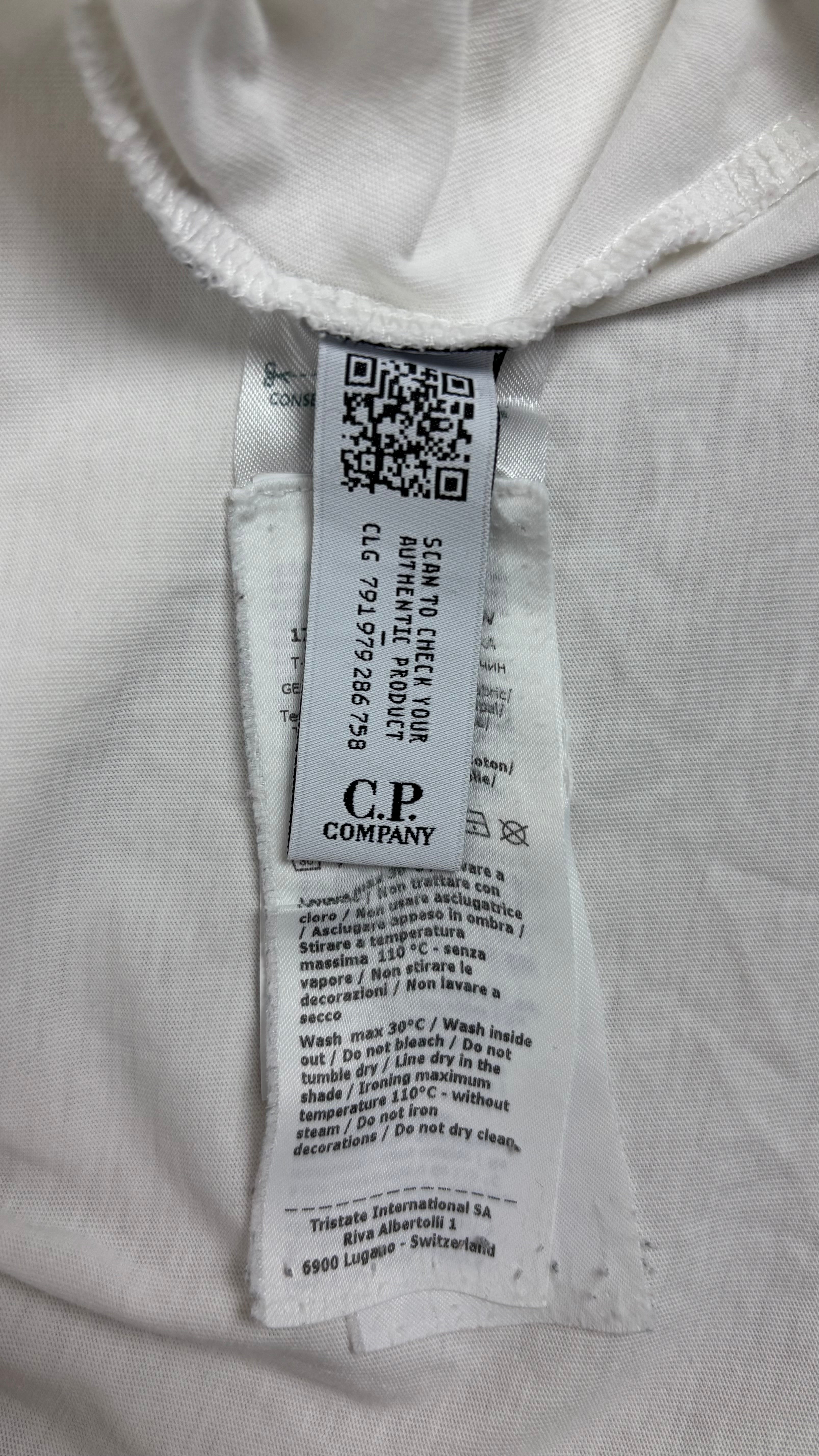 T-shirt C.P Company blanc taille M - vue 4/4