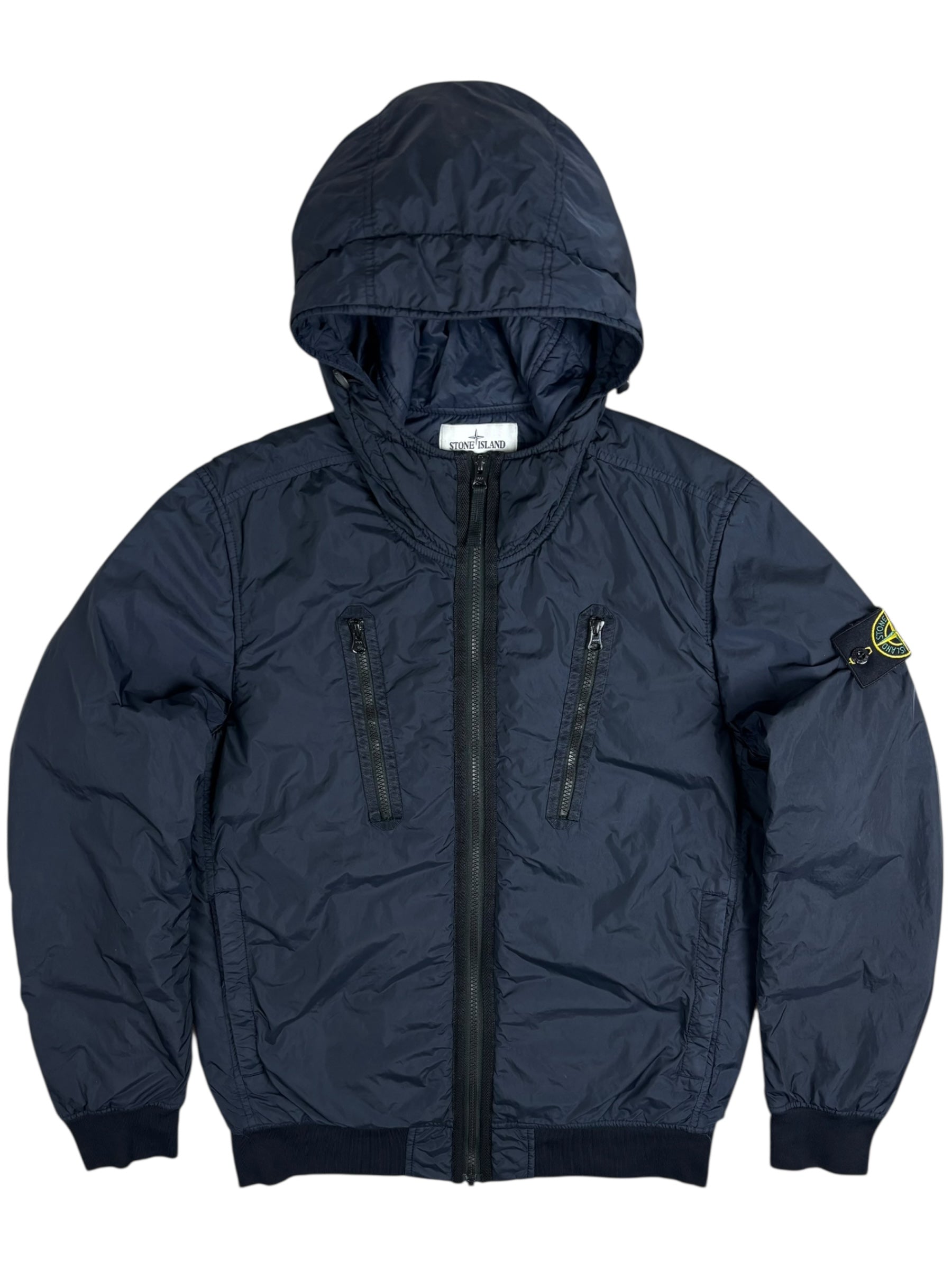 VESTE STONE ISLAND GARMENT DYED CRINKLE REPS NY - MARINE - TAILLE S