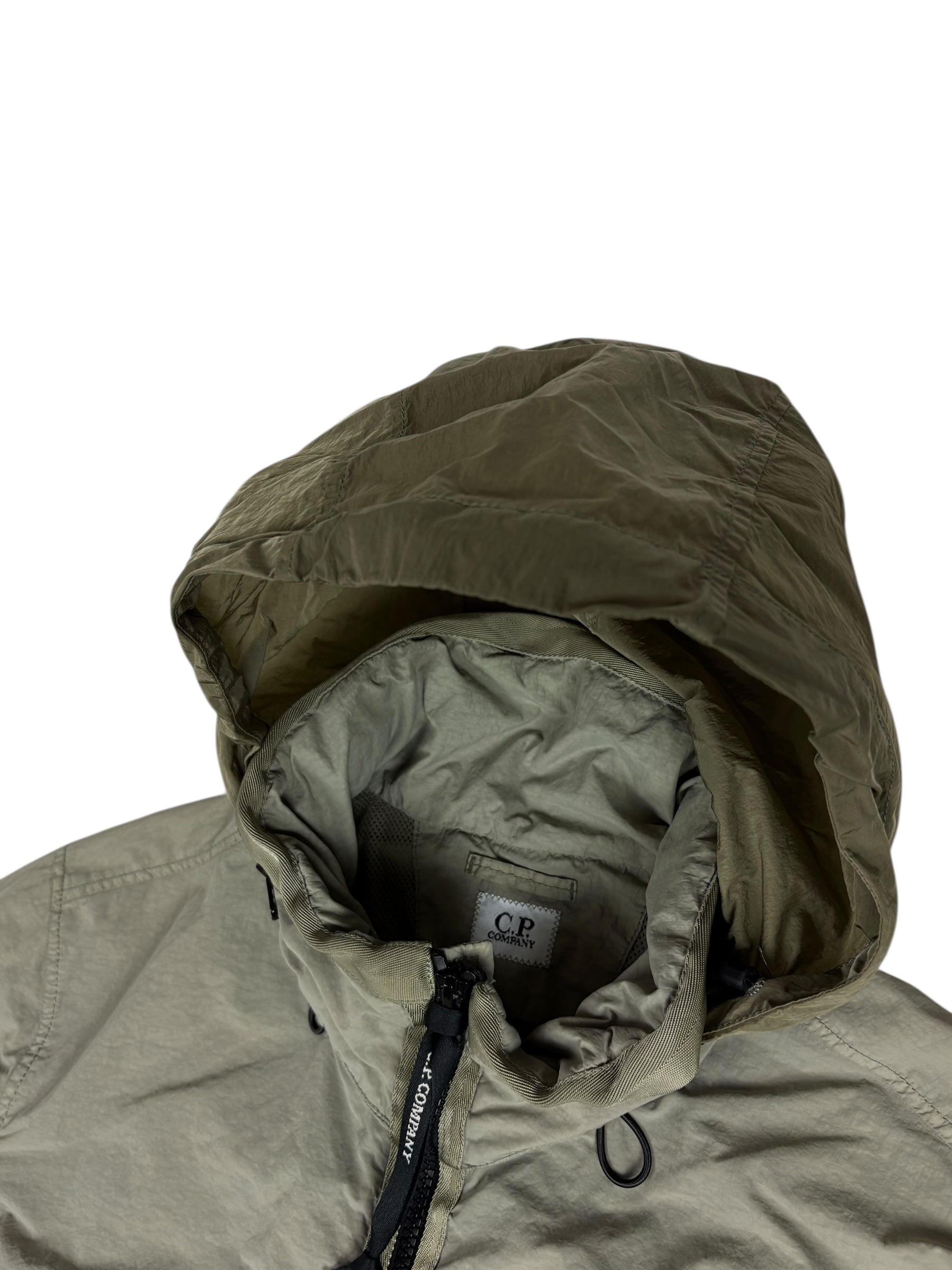 VESTE C.P COMPANY FLATT NYLON GARMENT DYEING - KAKI - TAILLE 48