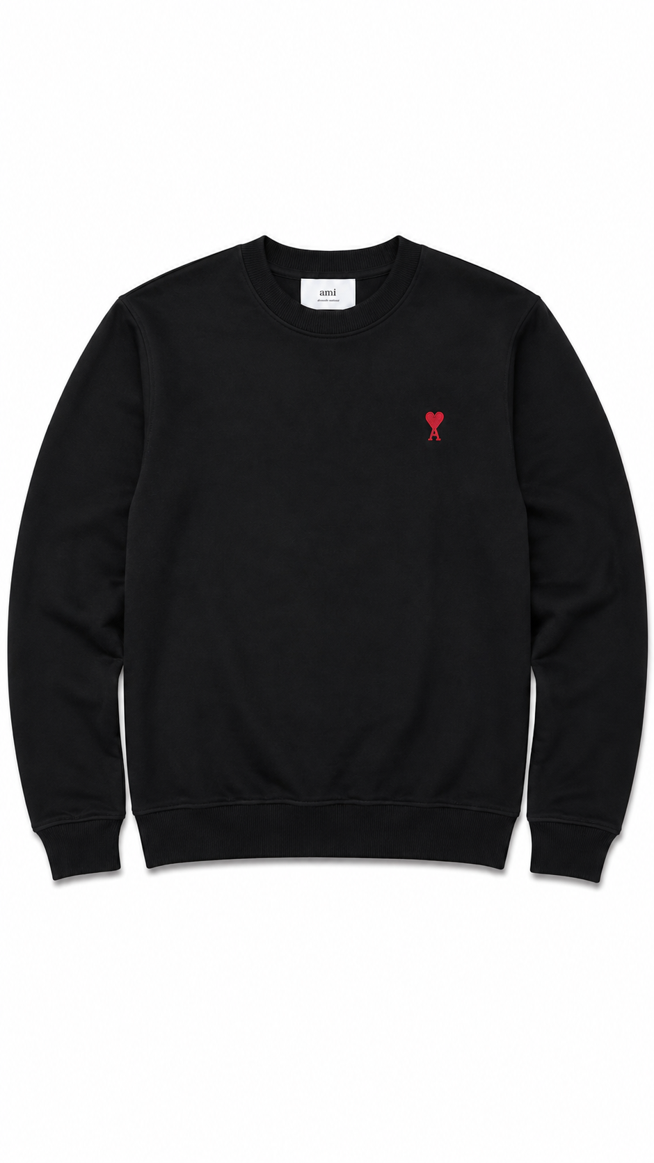 Sweatshirt Ami de Coeur Ami Paris - Noir - Neuf