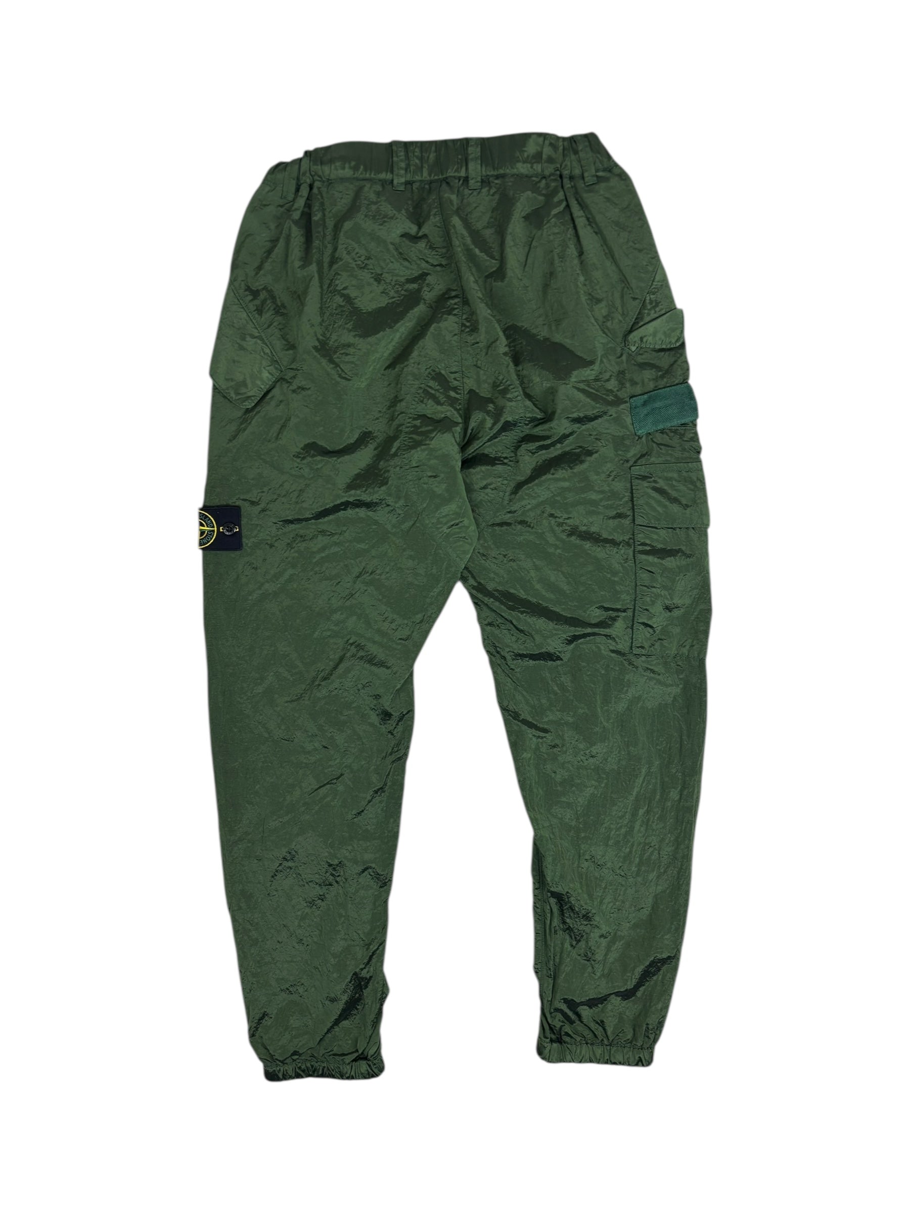 PANTALON CARGO STONE ISLAND NYLON MÉTAL - VERT - TAILLE W30