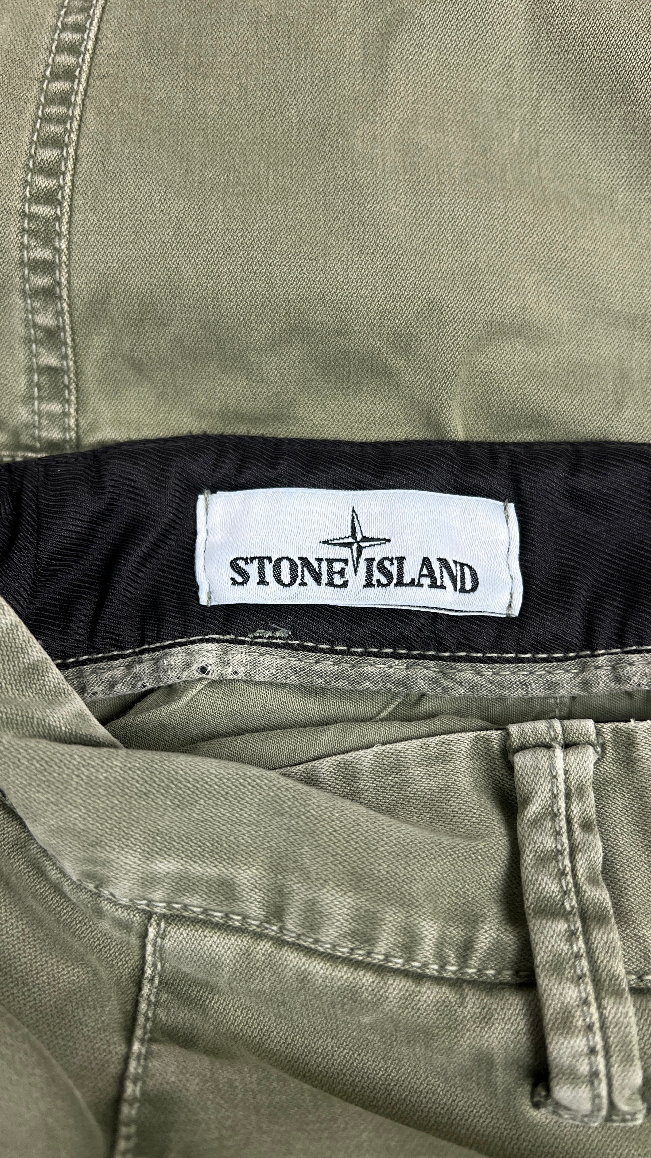 Pantalon Cargo Stone Island - Kaki - Taille W29