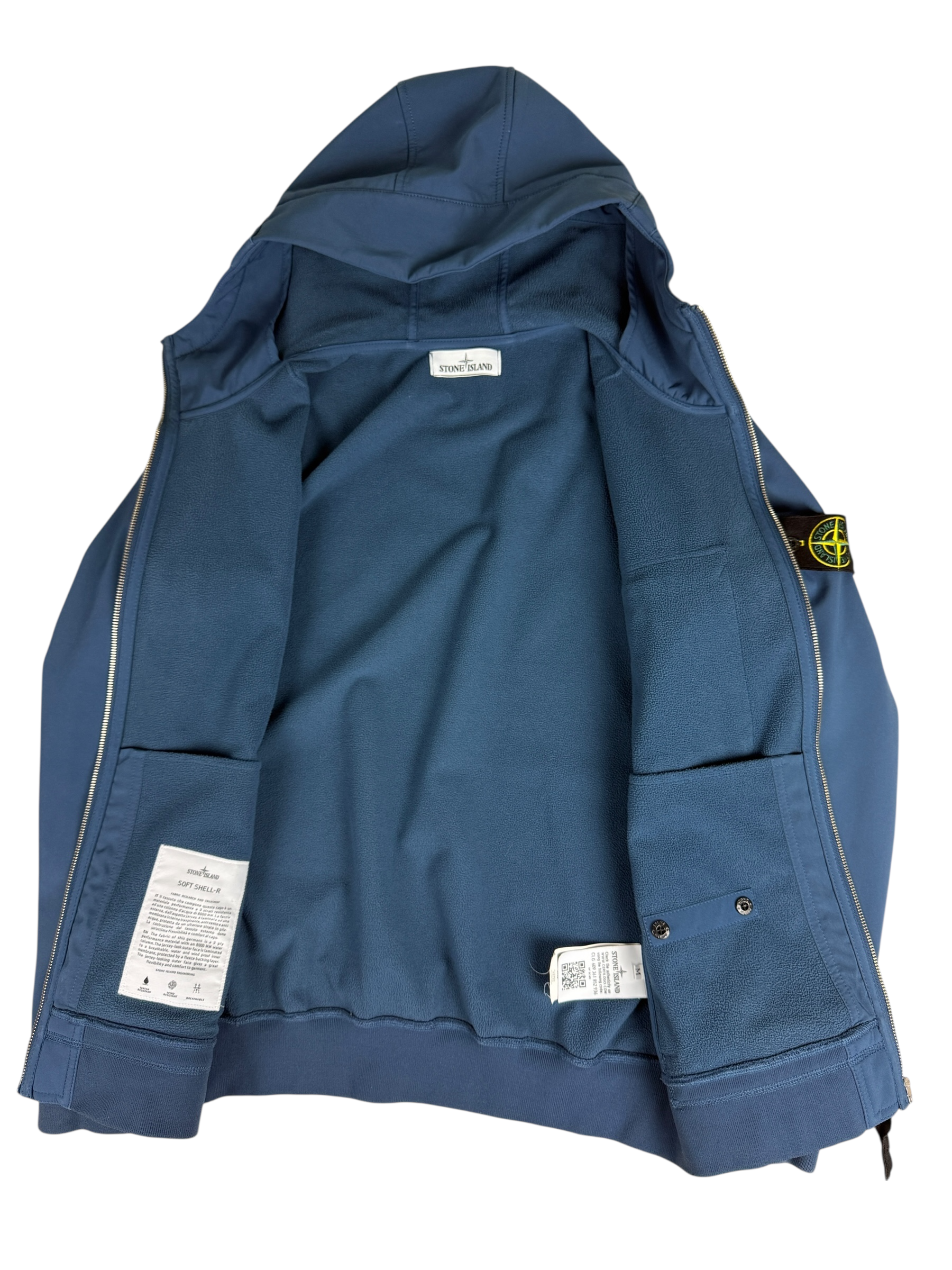 VESTE STONE ISLAND SOFT SHELL-R - MARINE - TAILLE M