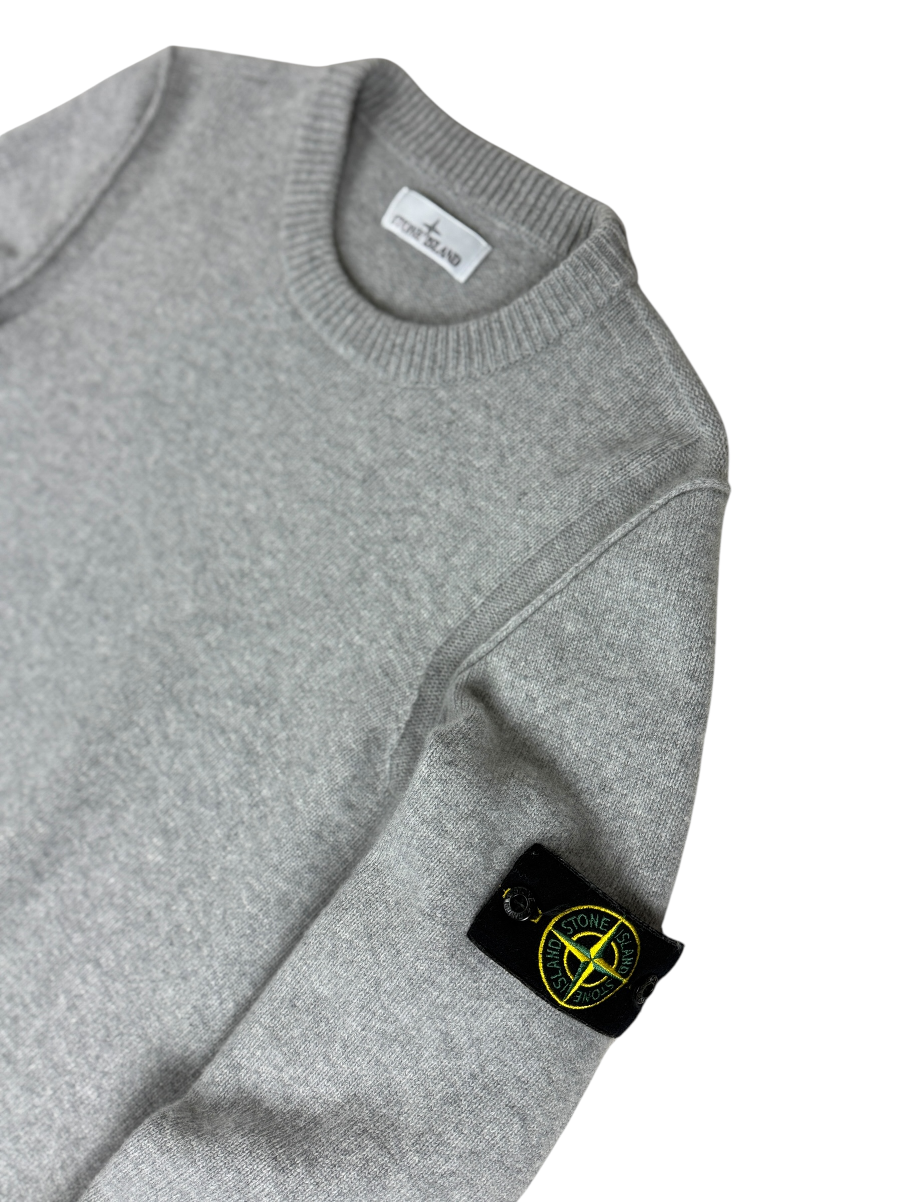 PULL STONE ISLAND EN LAINE - GRIS - TAILLE M
