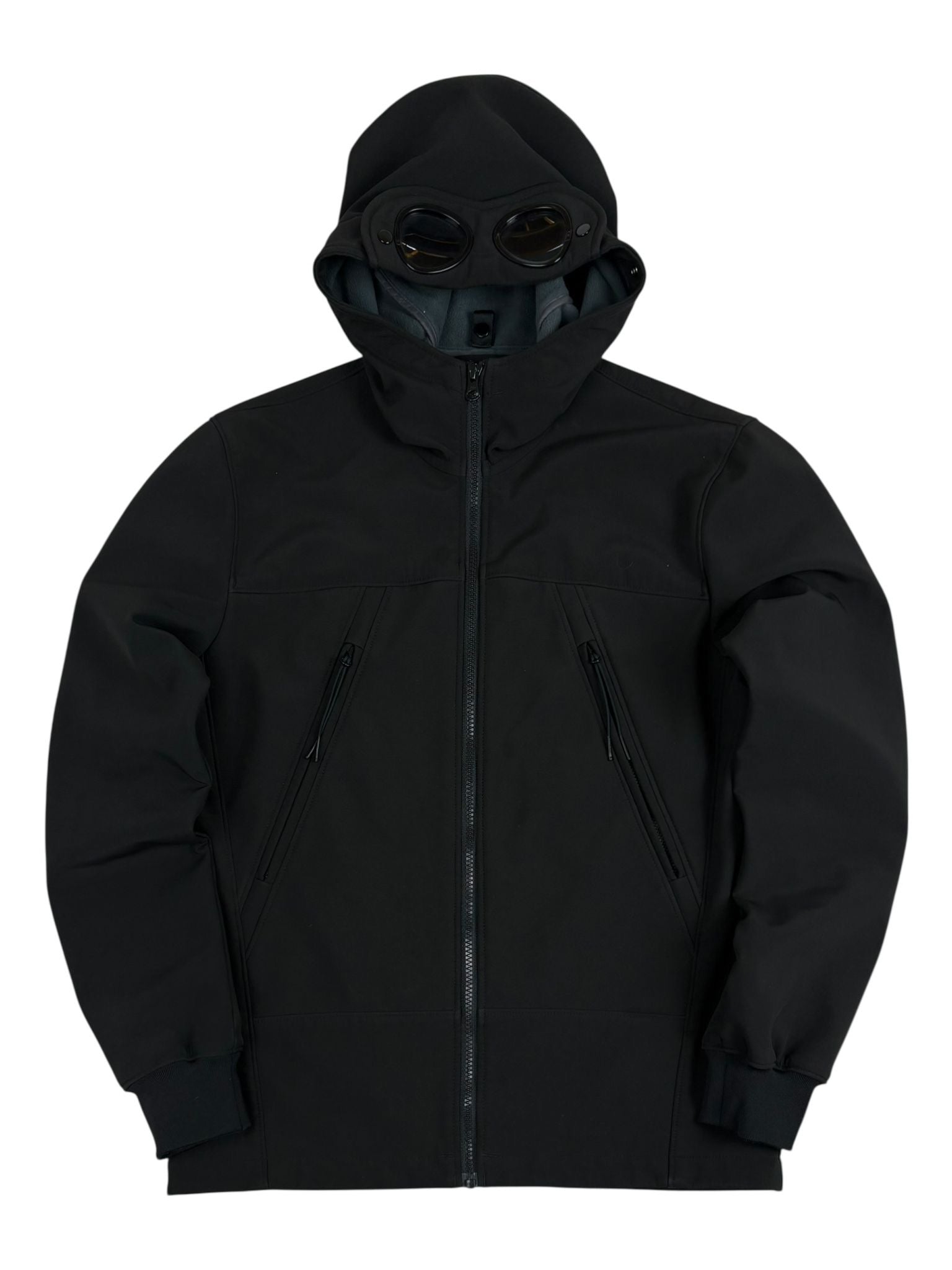 VESTE C.P COMPANY SHELL GOGGLE JACKET - NOIR - TAILLE XS