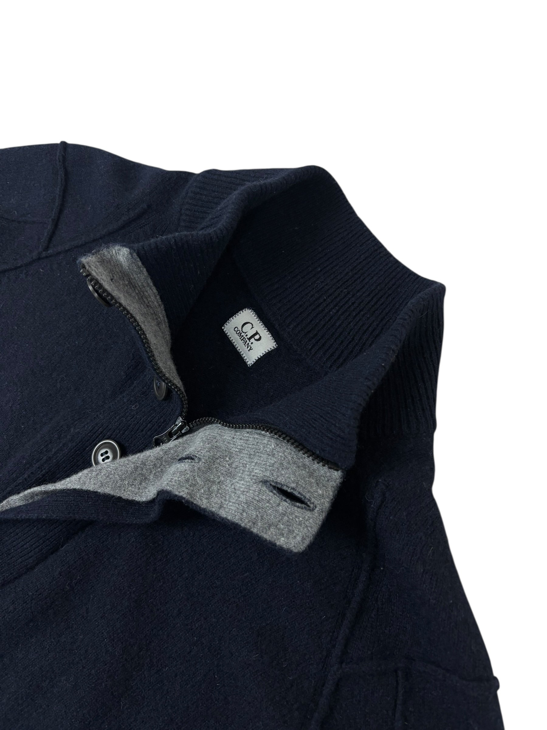 PULL ZIPPÉ C.P COMPANY - MARINE - TAILLE 54