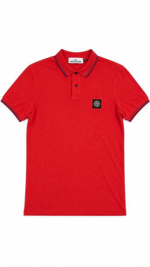Polo Stone Island - Rouge - Taille M